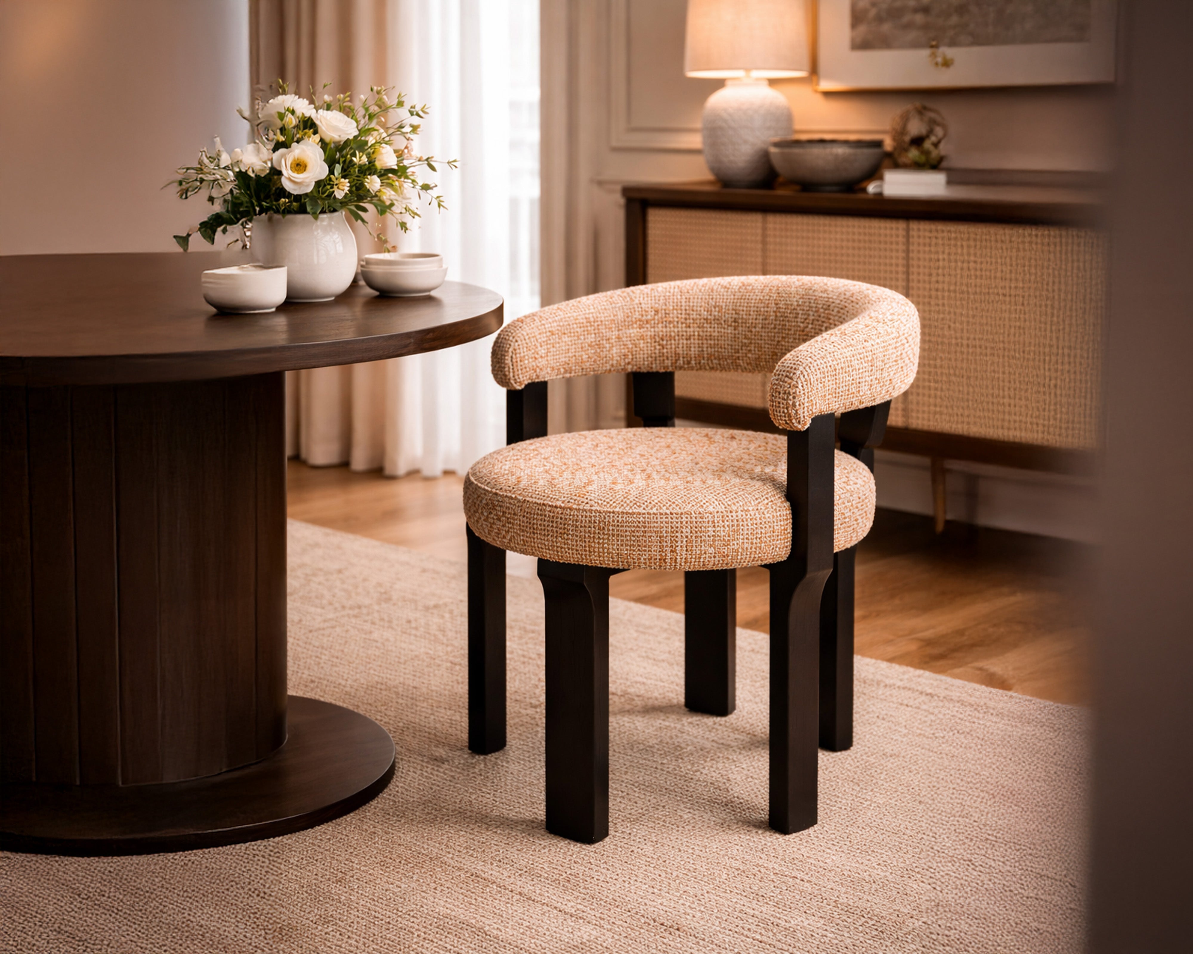 Elba Dining Chair - Dexter Sparkle Citrus