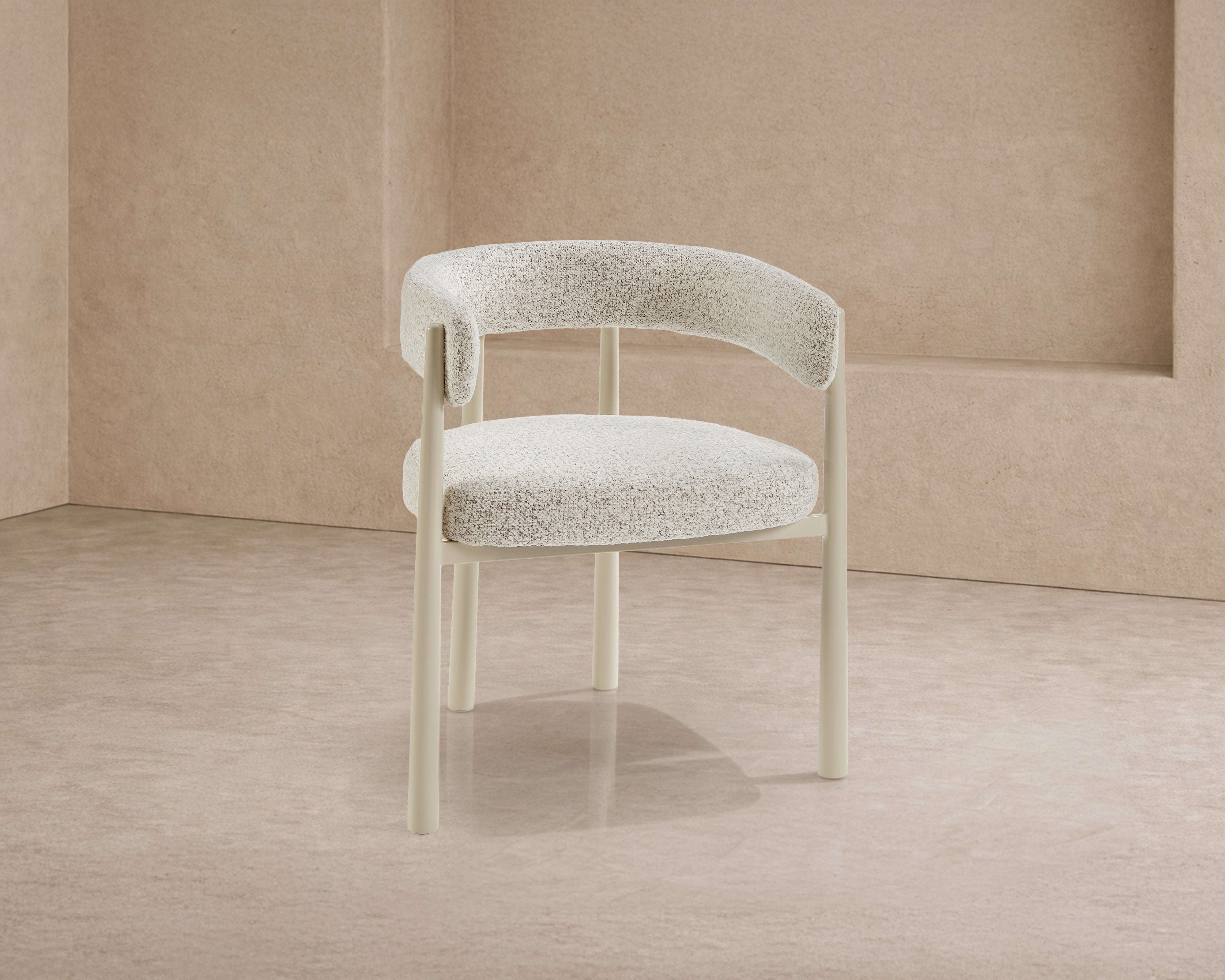 Aria Dining Chair - (Crib 5) Ripley Grav & Gloss Ivory