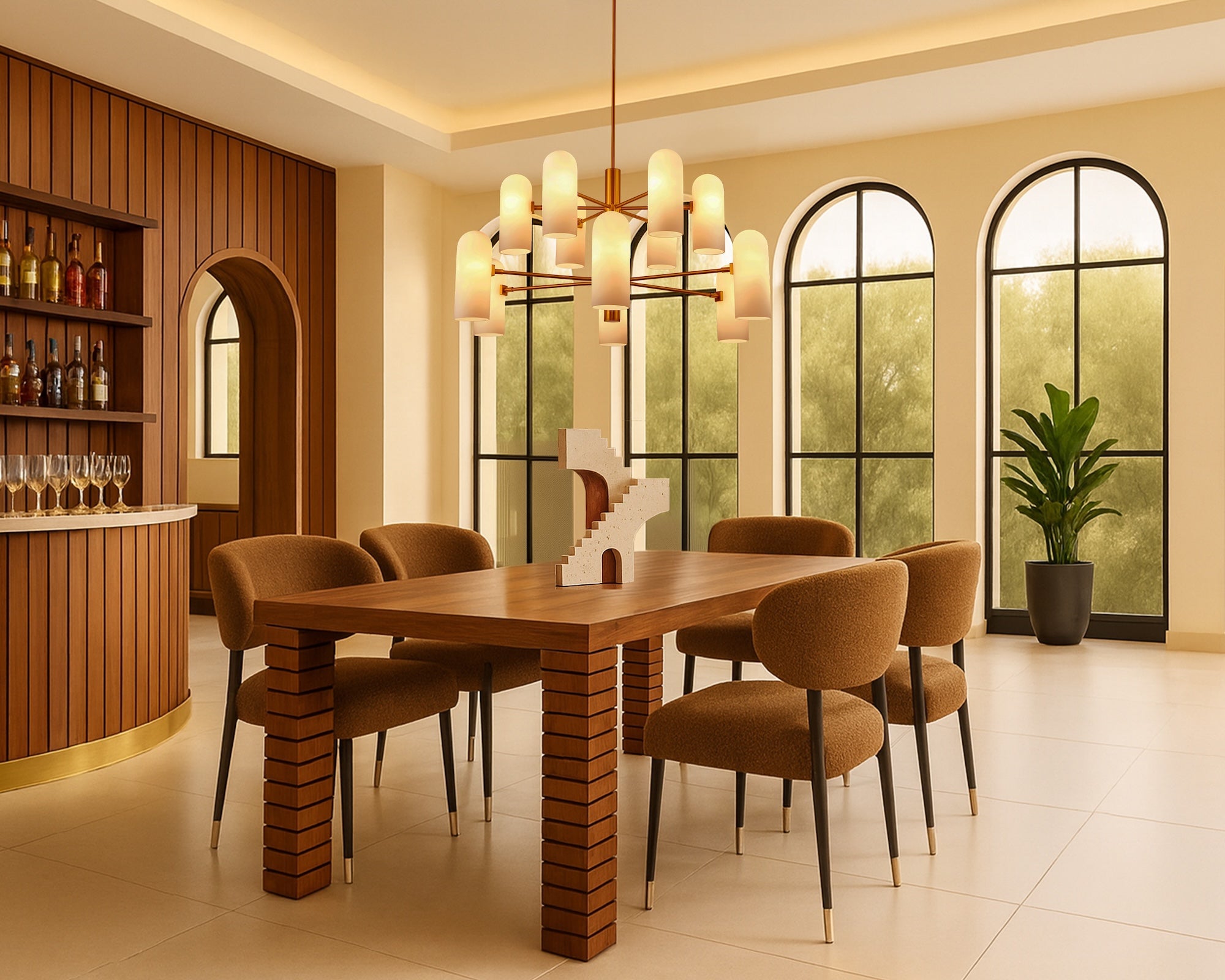 Donna Dining Chair (Set of 2) - Capela Fennel Seed