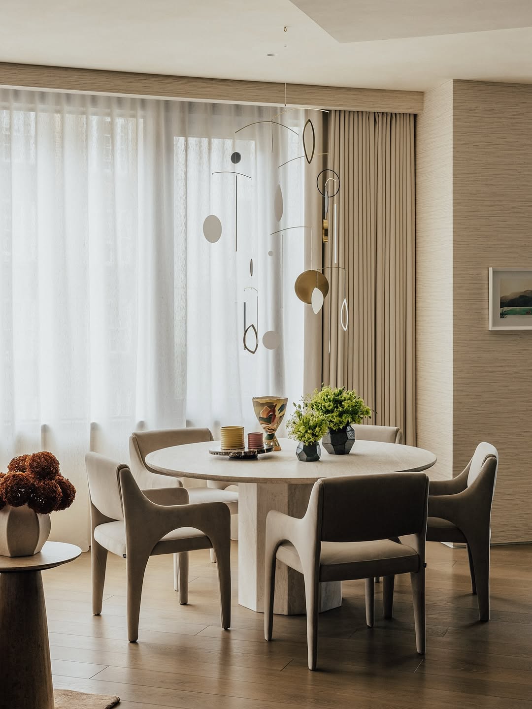 Godard Dining Chair - Kaster II Pebble Velvet