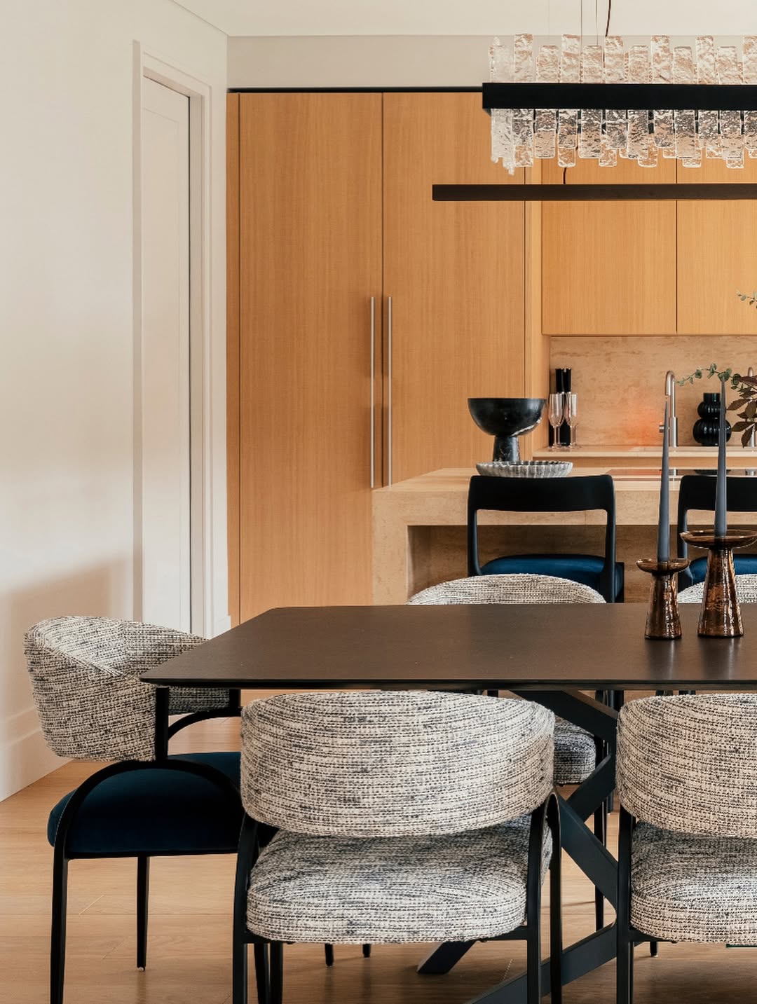 Pavilion Dining Chair - Sherpa Grey Fabric