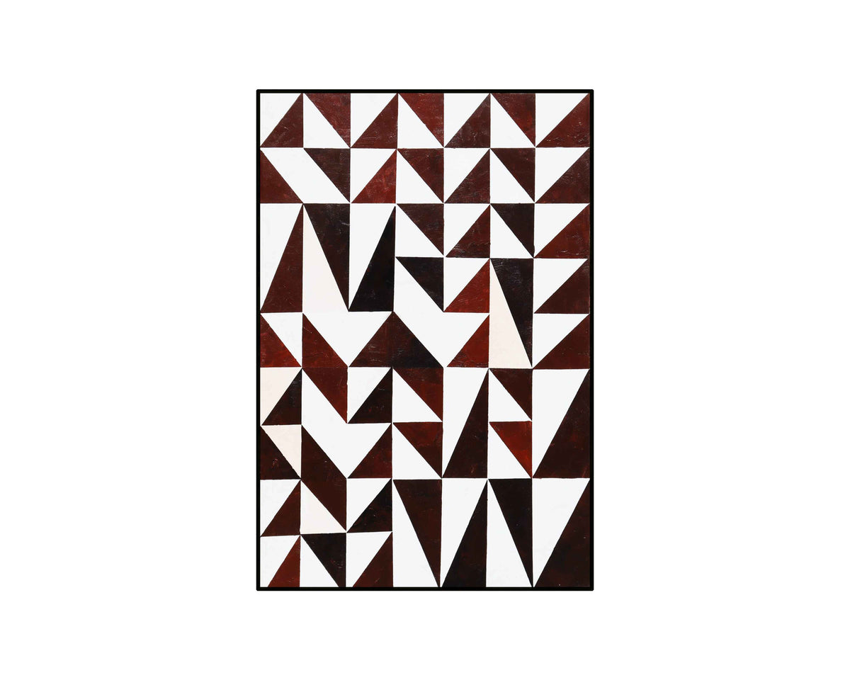 Abstract Triangles - Painting