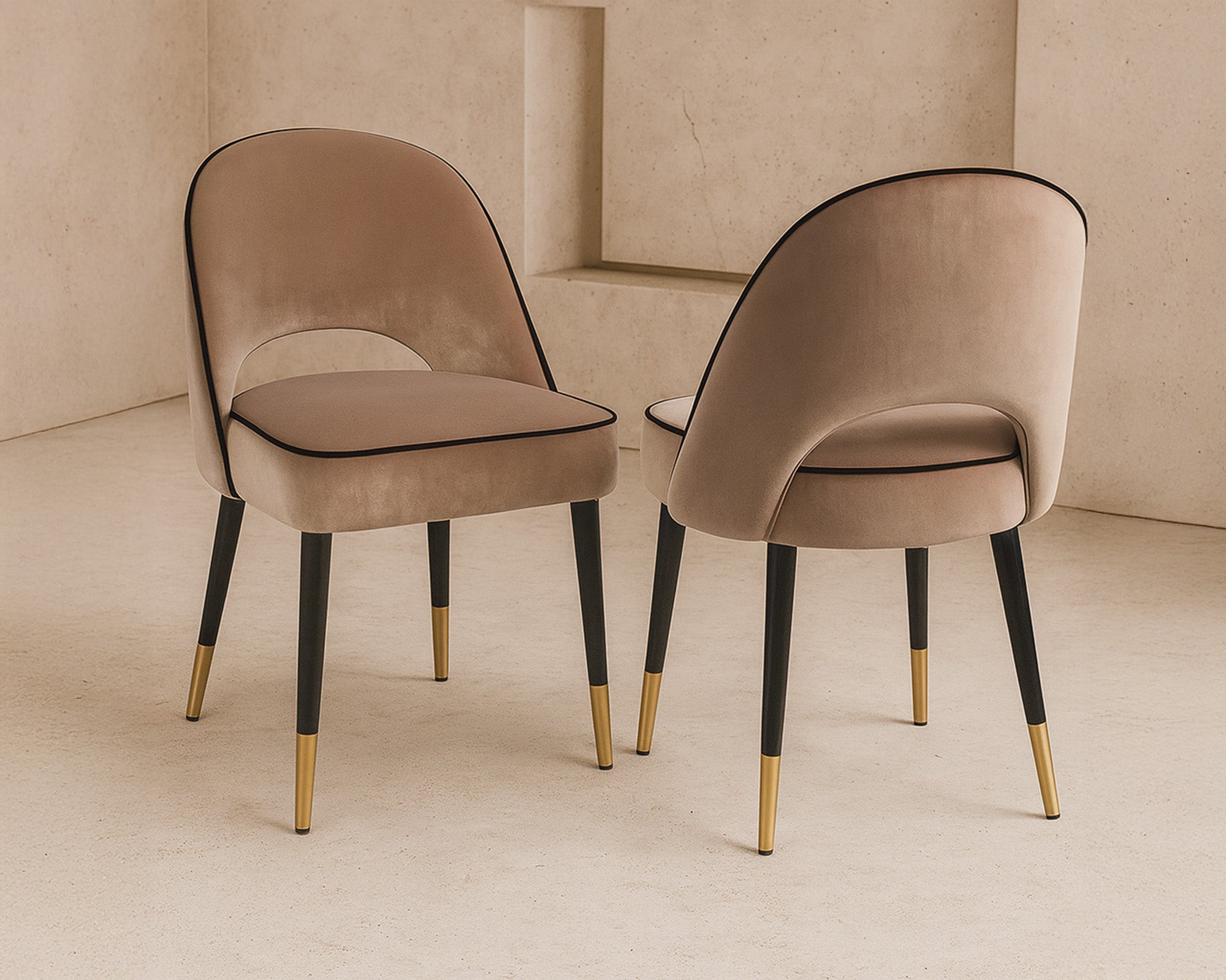 Yves Dining Chair (set of 2) - Gainsborough Tobacco