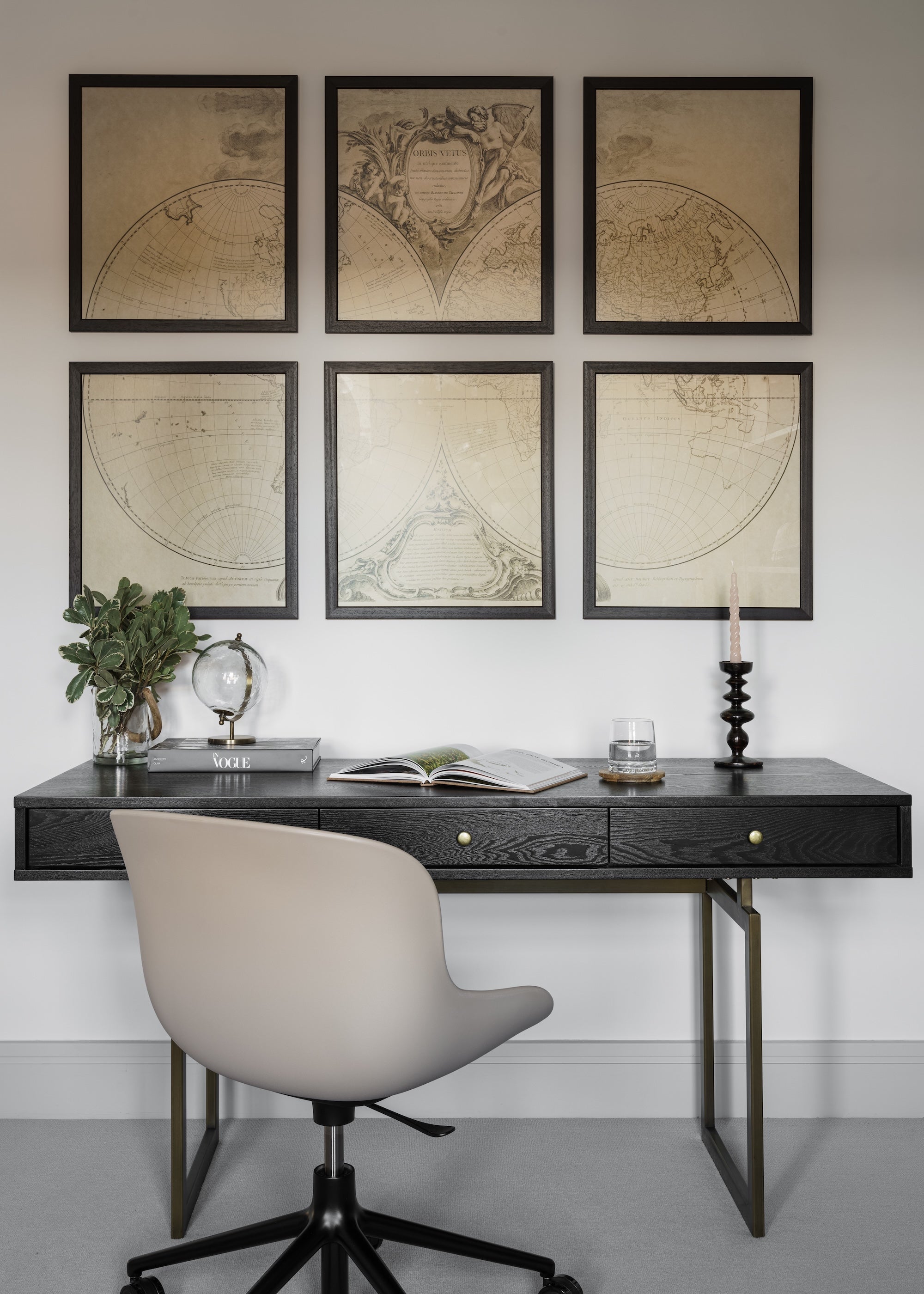 Hamilton Desk - Antique Brass