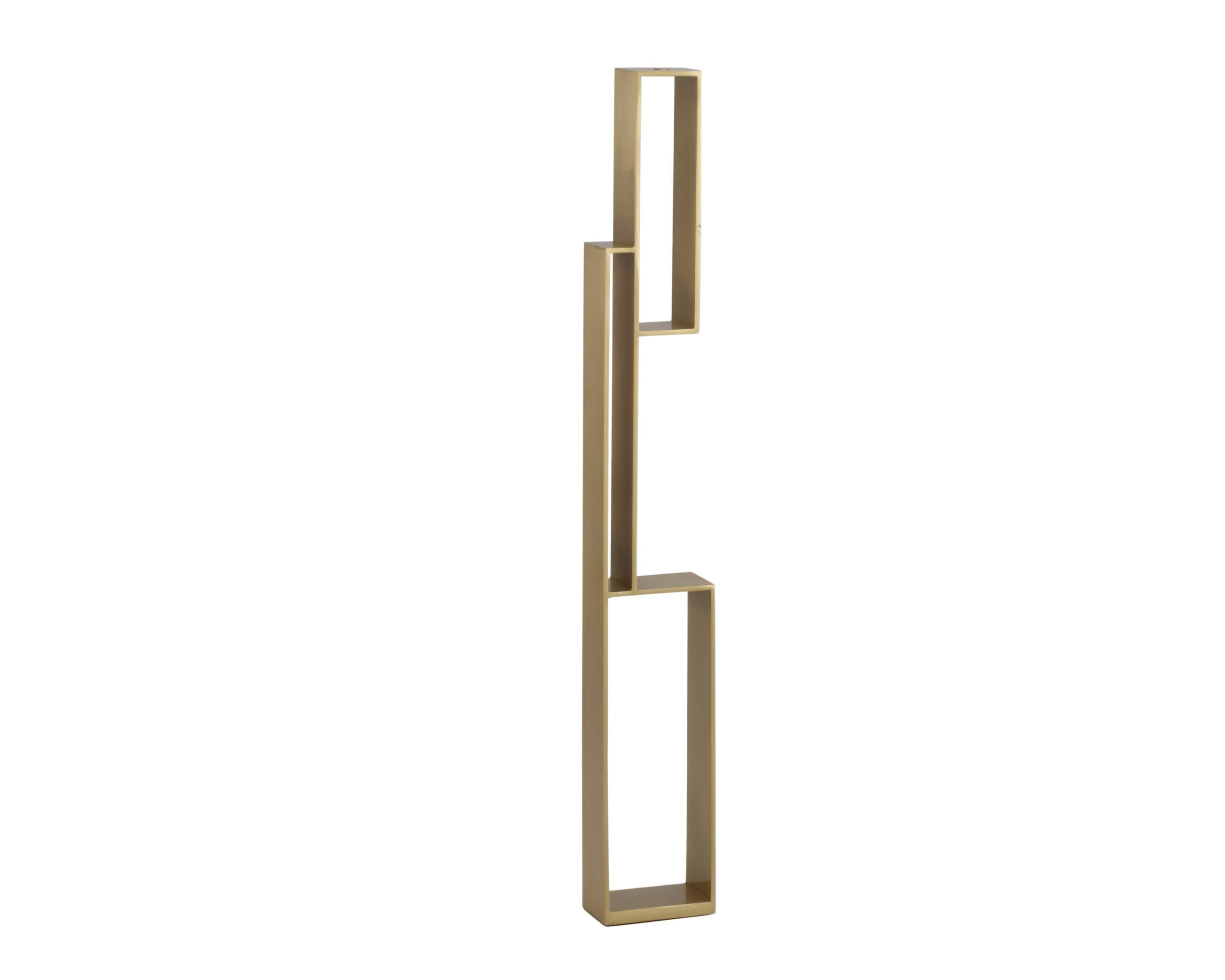 Veneton Candle Holder (set of 2)  - Brushed Brass