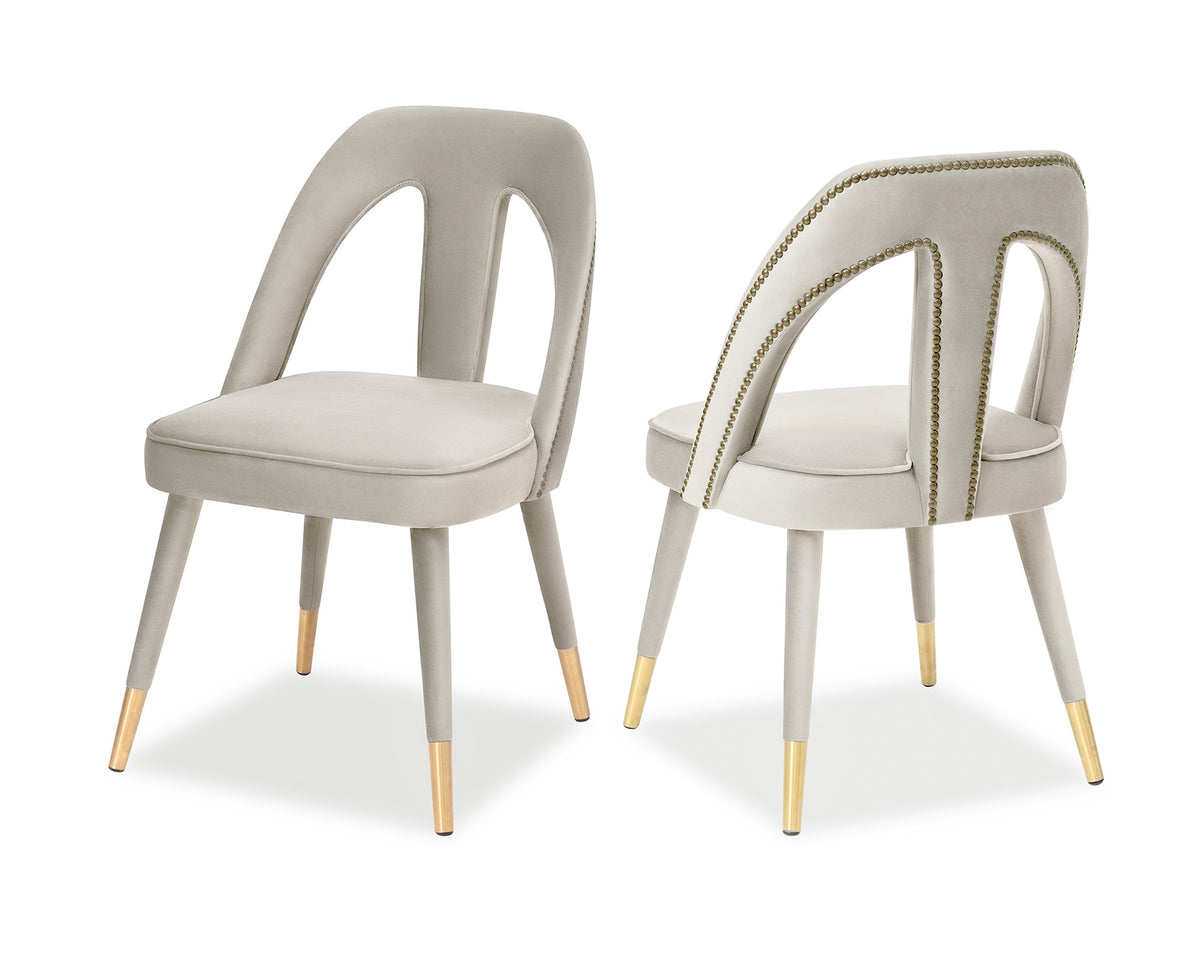 Pigalle Chair - Kaster Light Grey