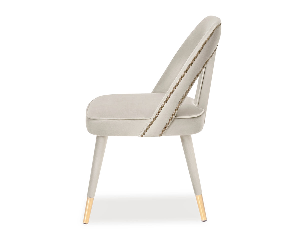 Pigalle Chair - Kaster Light Grey