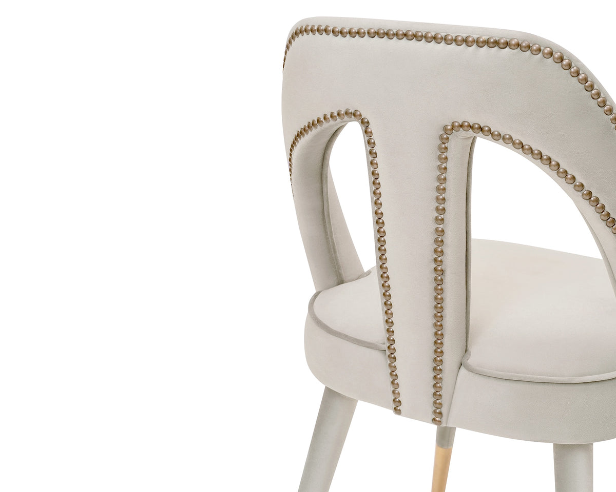 Pigalle Chair - Kaster Light Grey