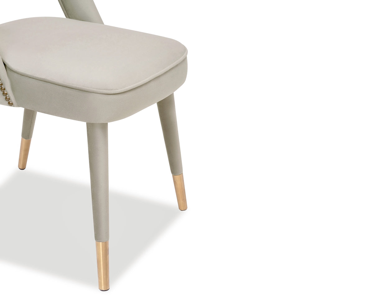 Pigalle Chair - Kaster Light Grey