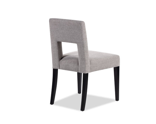 Venice Dining Chair  -  Ash Grey Chenille