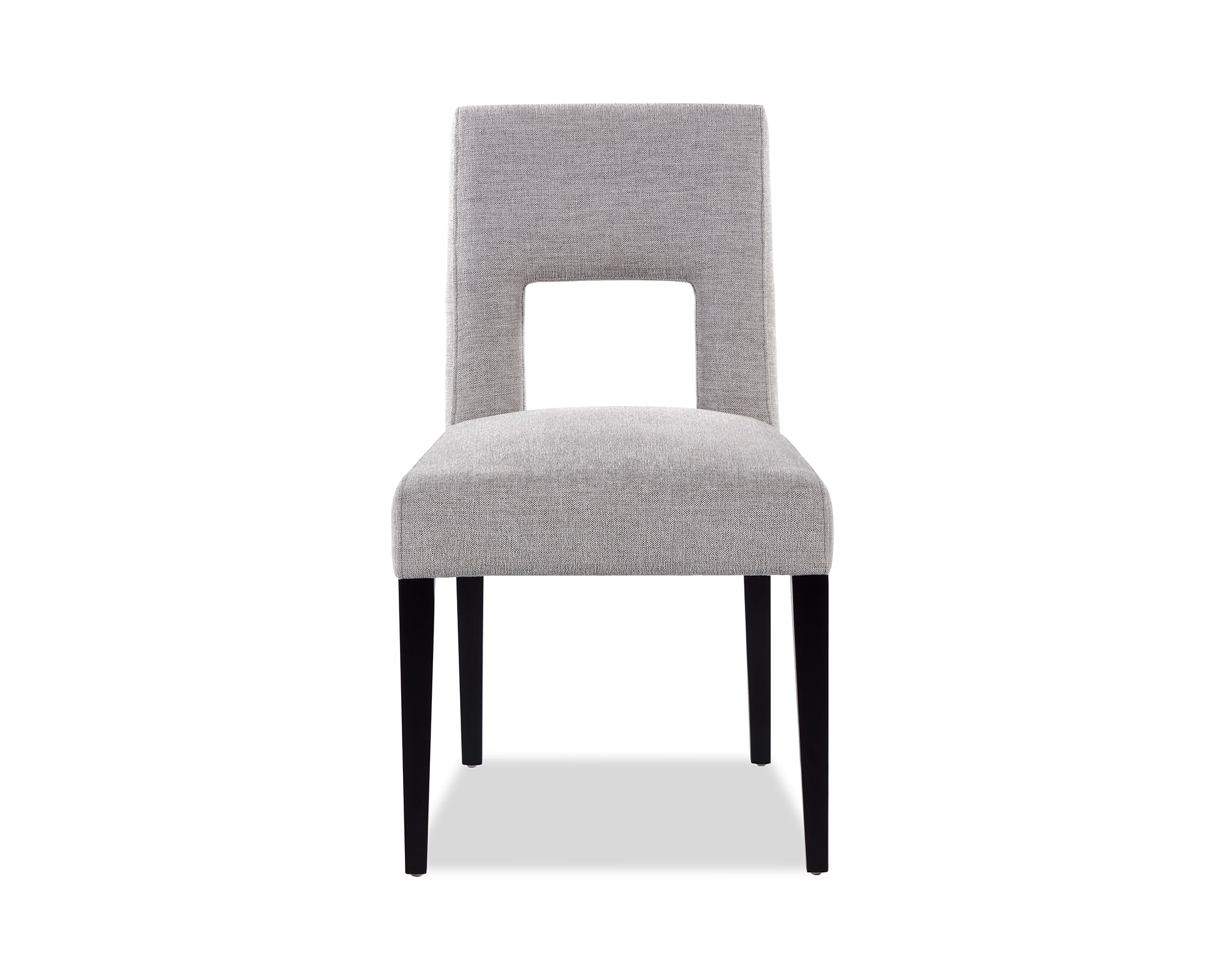 Venice Dining Chair  -  Ash Grey Chenille