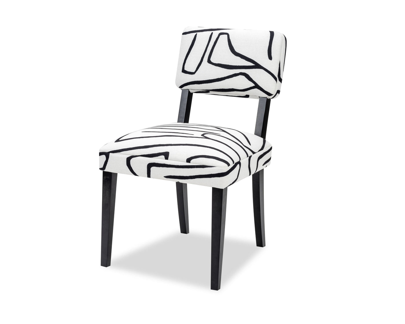 Alfama Dining Chair - Zebra Black & White