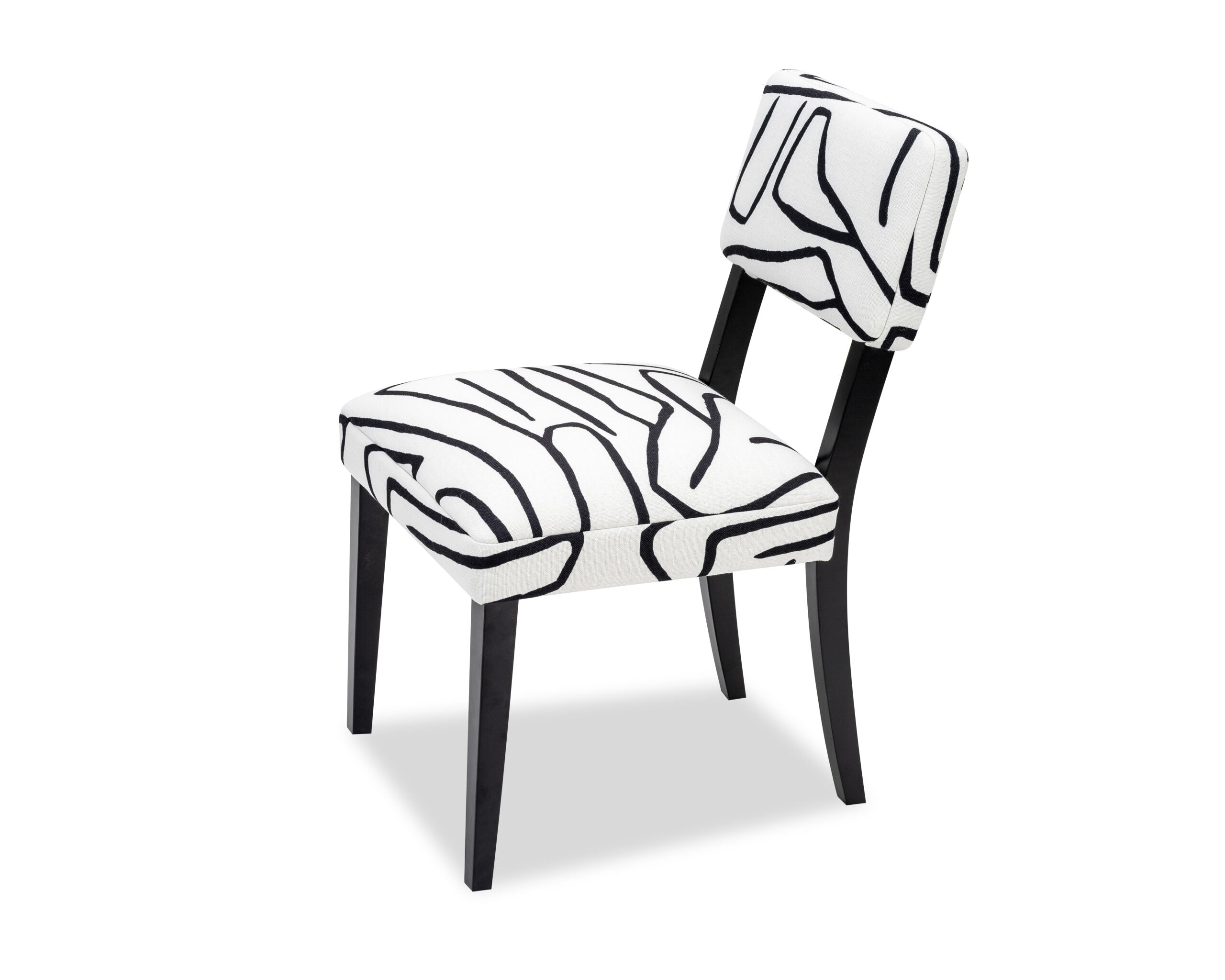 Alfama Dining Chair  -  Zebra Black & White