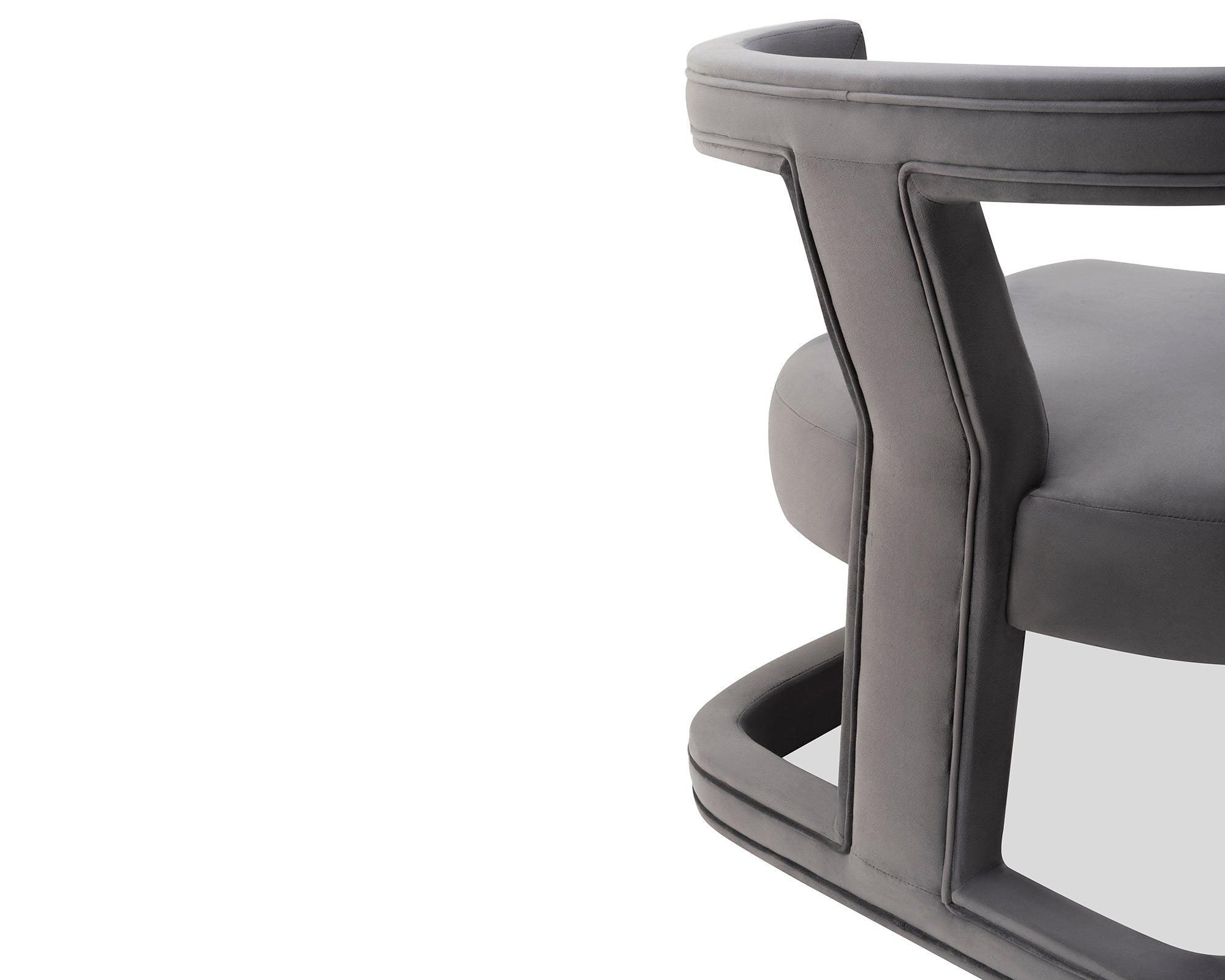 Jimi Occasional Chair  - Night Grey Velvet