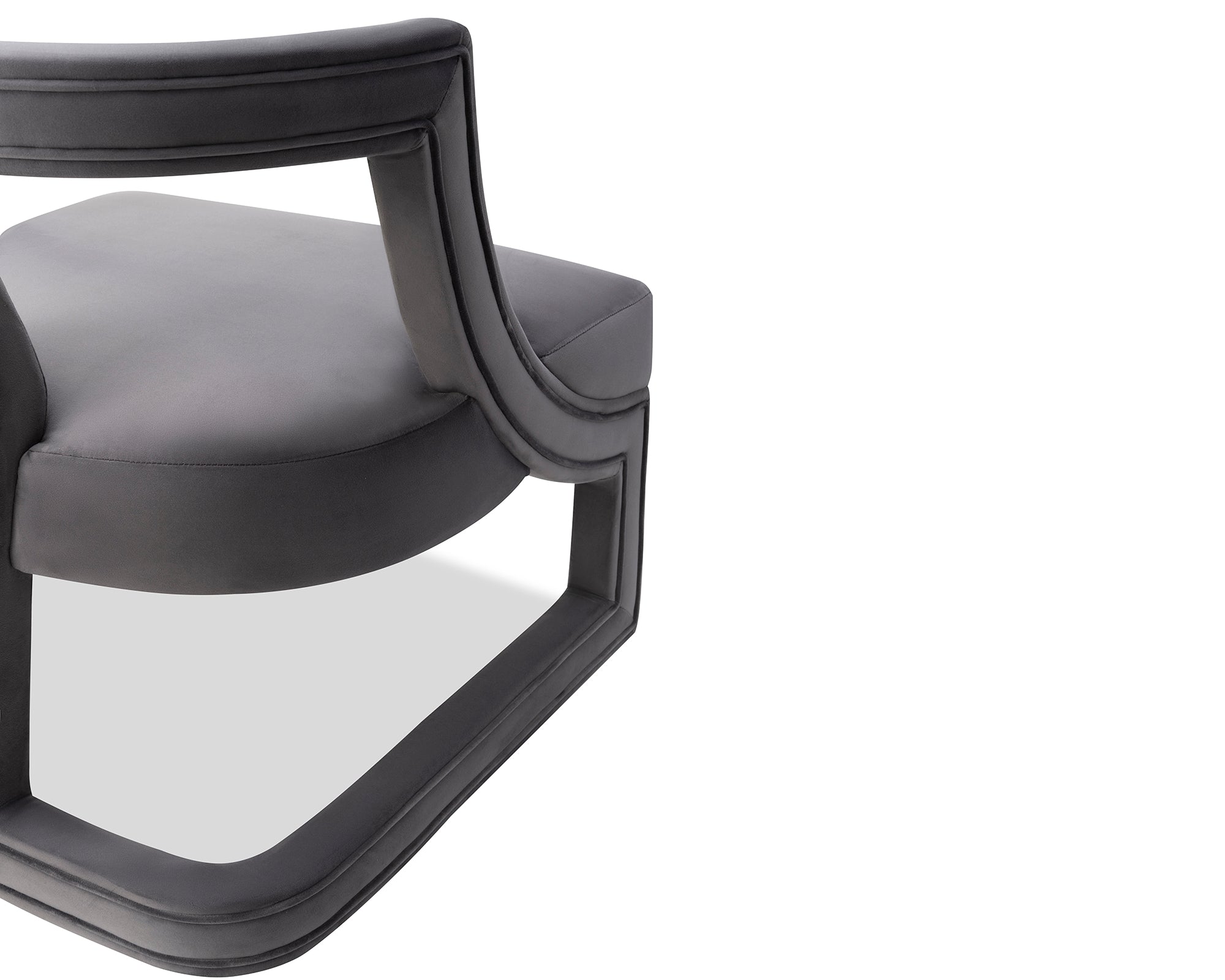 Jimi Occasional Chair  - Night Grey Velvet