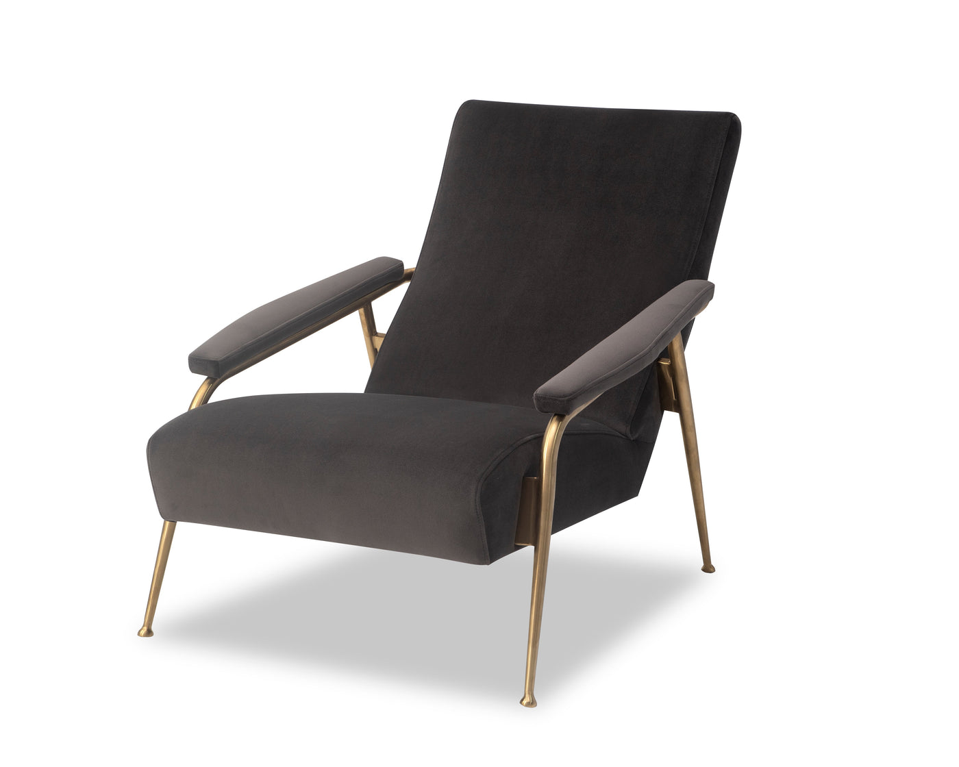 Rex Occasional Chair - Kaster Slate Grey Velvet