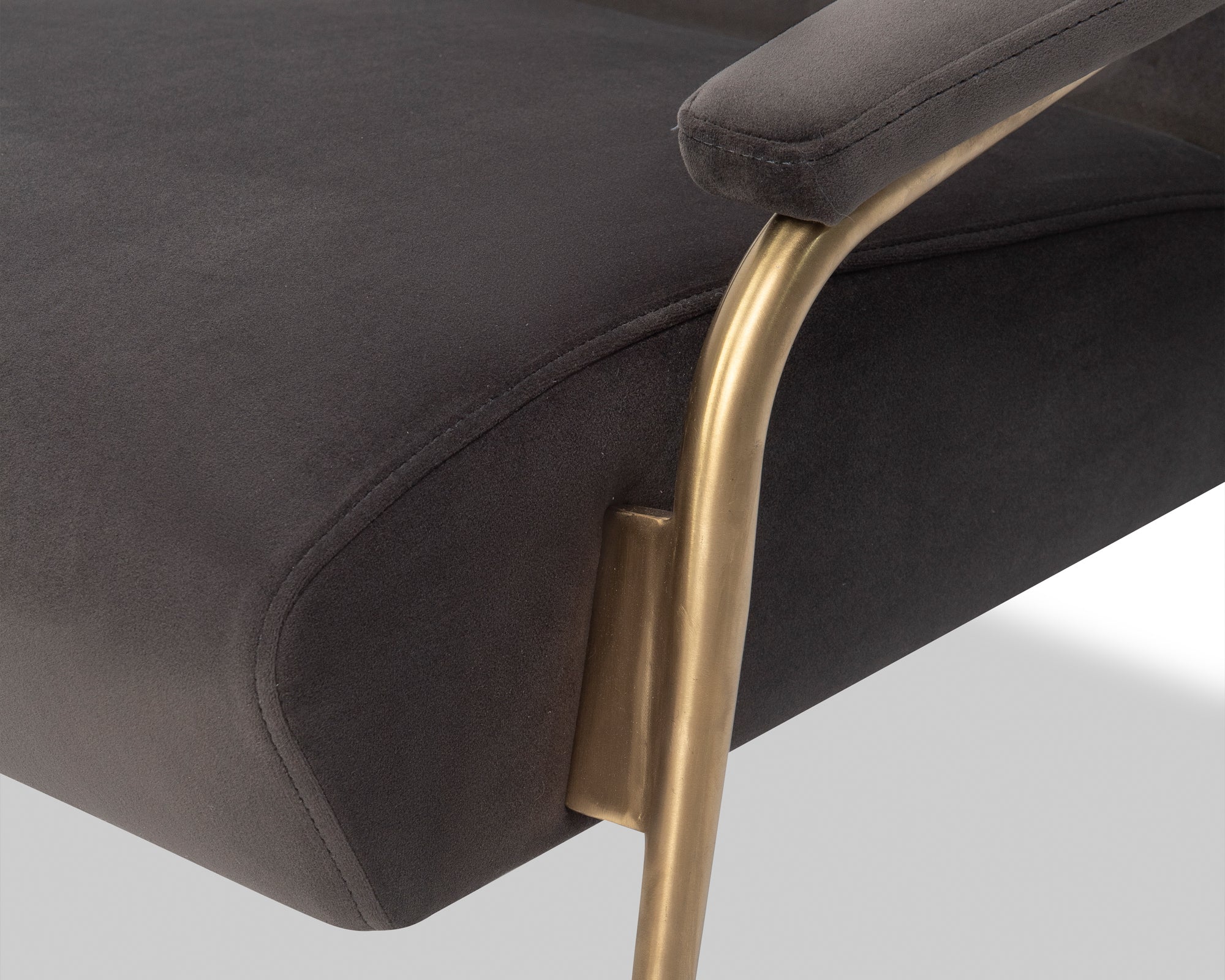 Rex Occasional Chair - Kaster Slate Grey Velvet