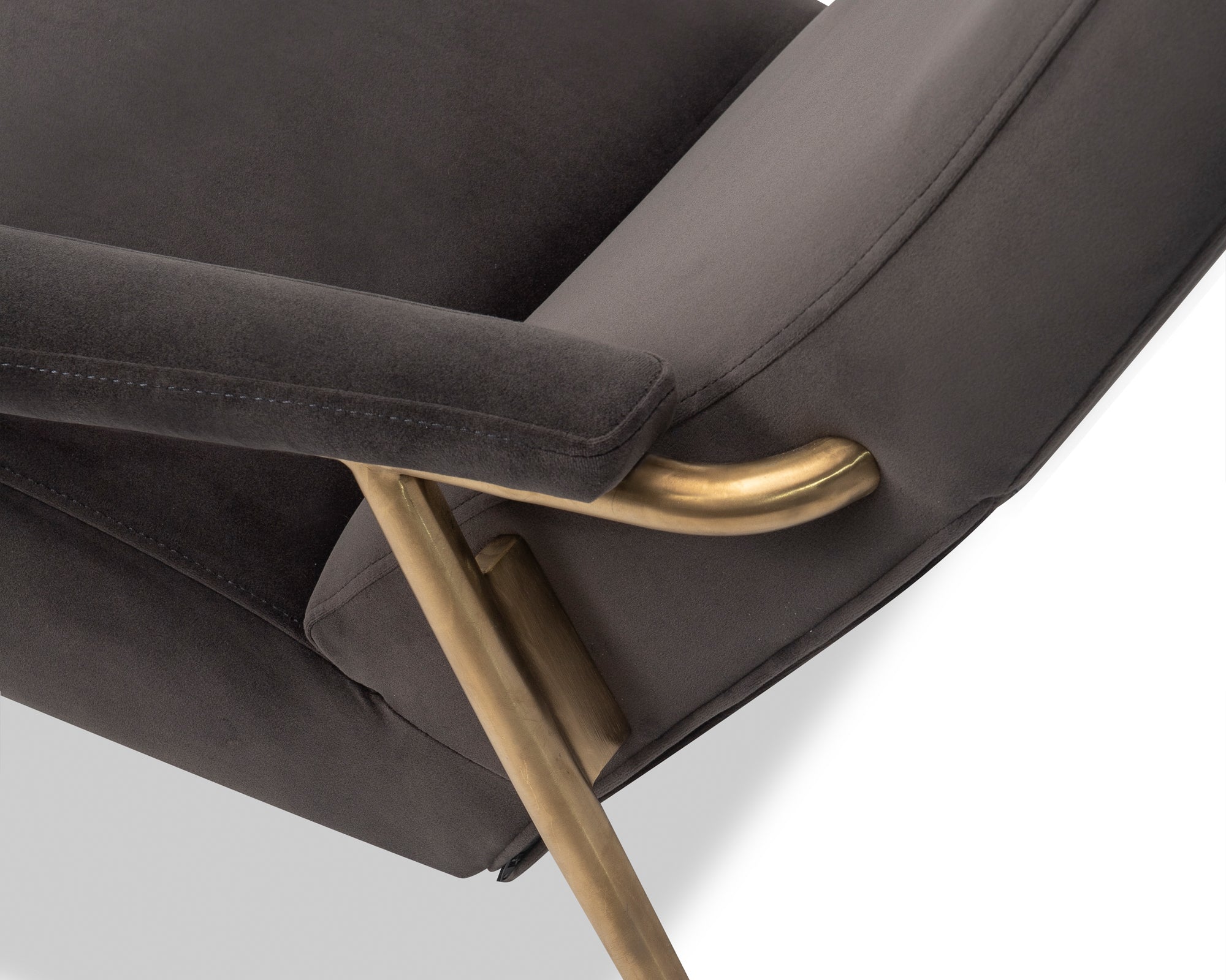 Rex Occasional Chair - Kaster Slate Grey Velvet