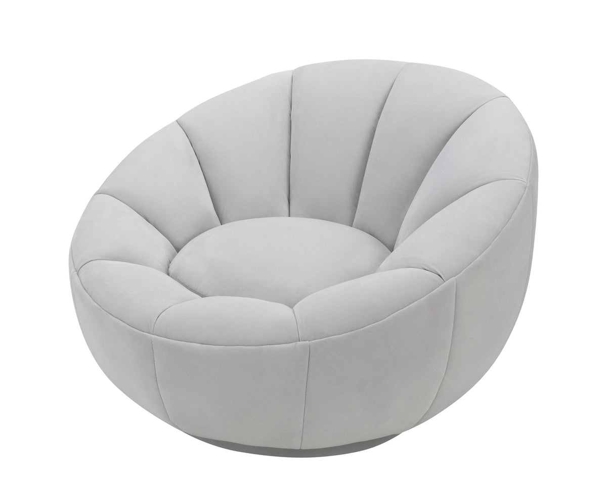 Paradise Swivel Chair  -  Toscana Misty Velvet