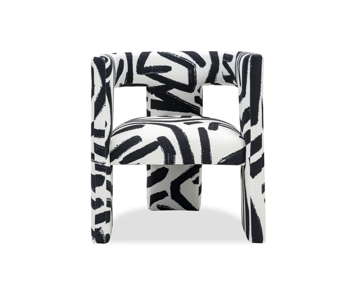 Archer Occasional Chair  -  Graphic Black & White