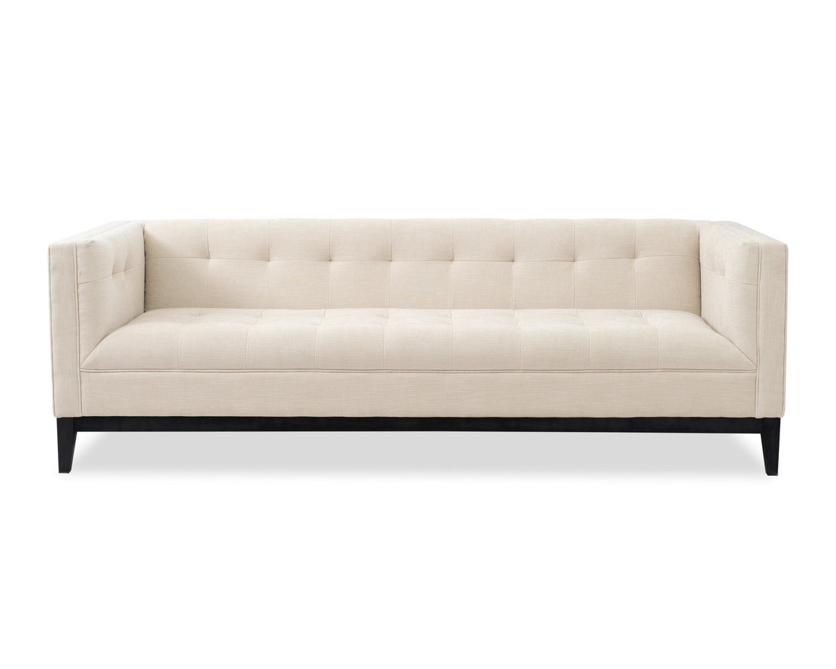 Joel 3 Seater Sofa  -  Beige Chenille