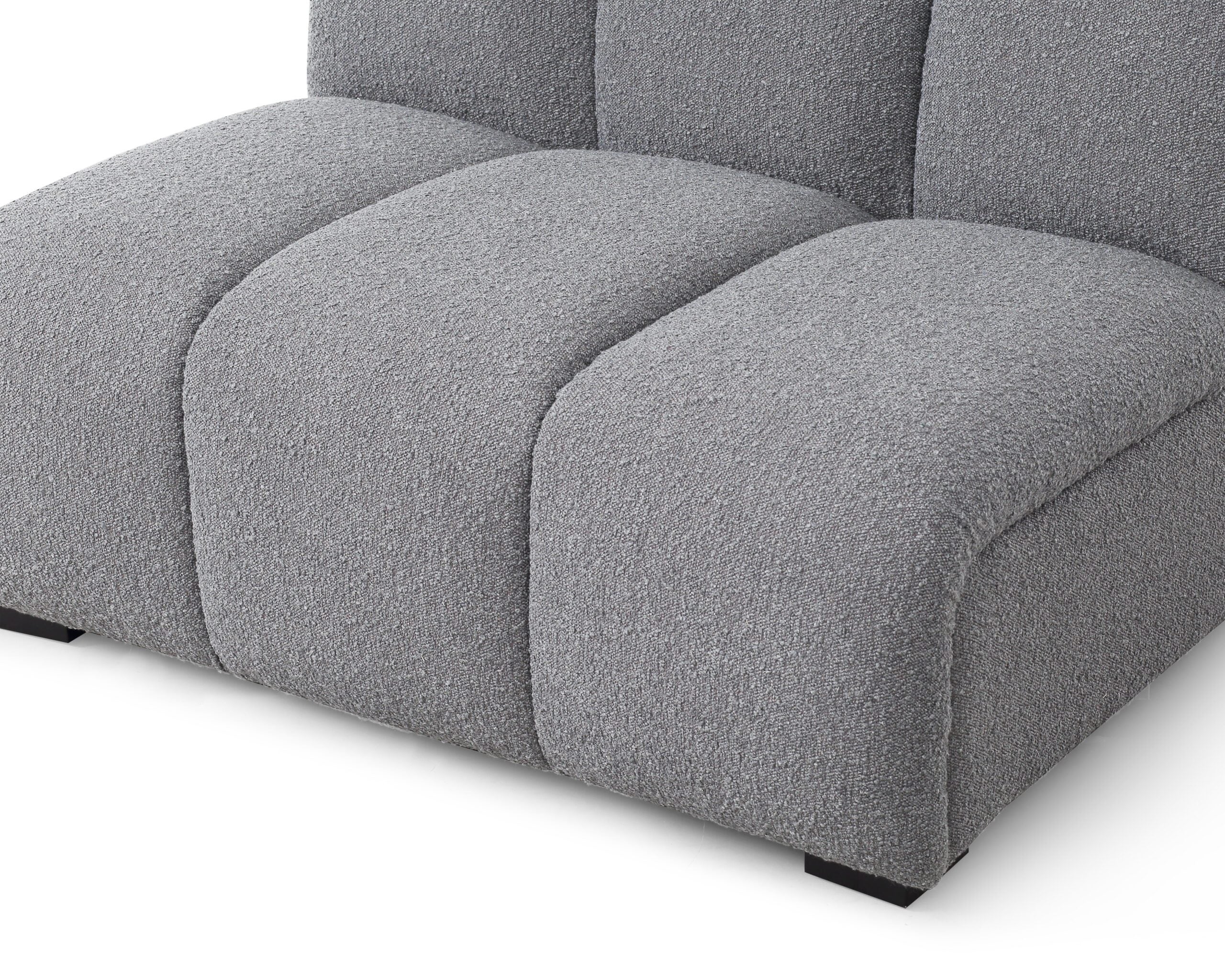 Ralph Sofa Single Unit  -  Boucle Graphic Grey