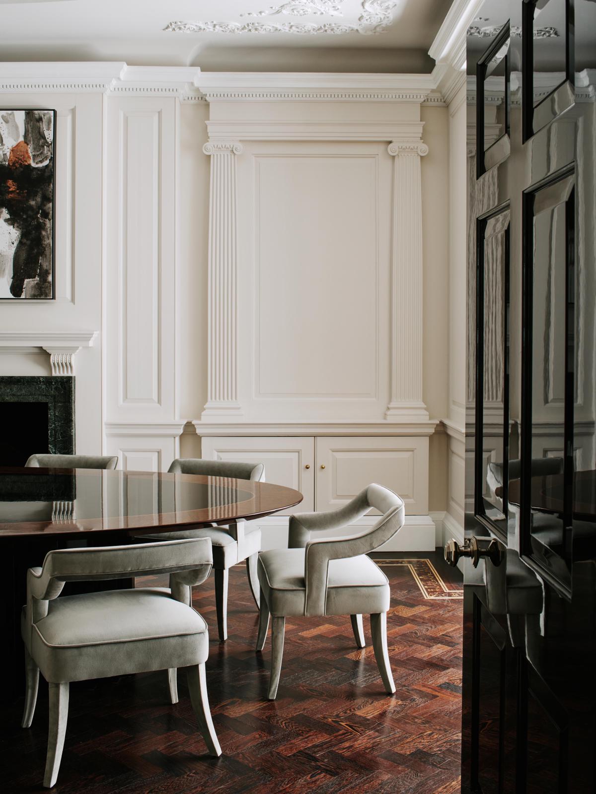 Calvin Dining Chair - Horizon Grey Velvet