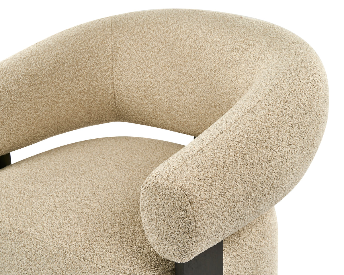 Botega Occasional Chair (Crib 5) - Capella Sand/Ash Wood