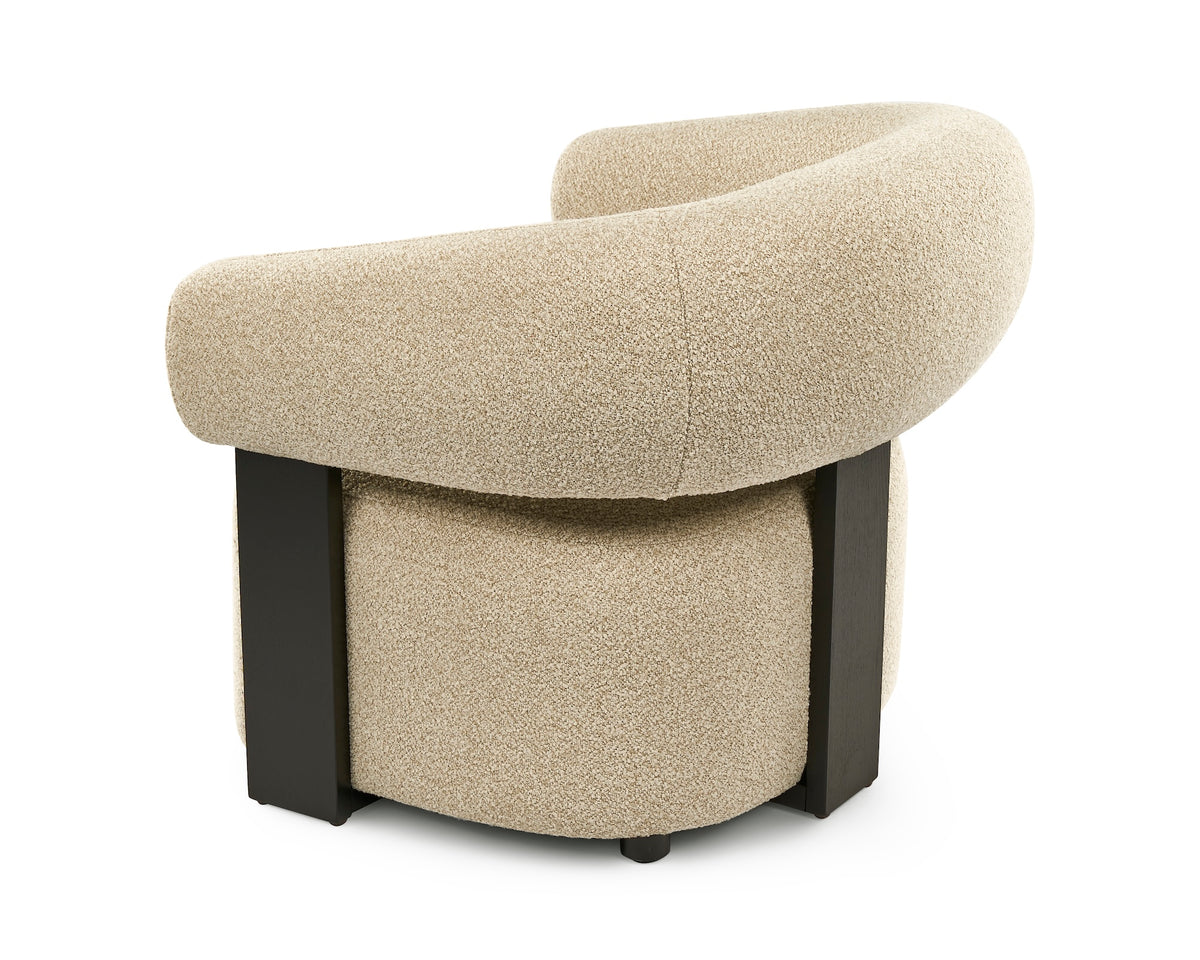 Botega Occasional Chair (Crib 5) - Capella Sand/Ash Wood