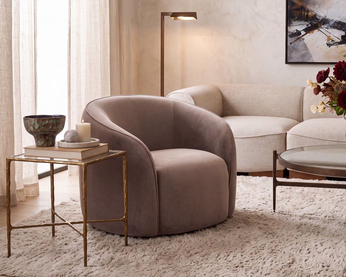 Polta Occasional Chair (Crib 5) - Melbourne Mink