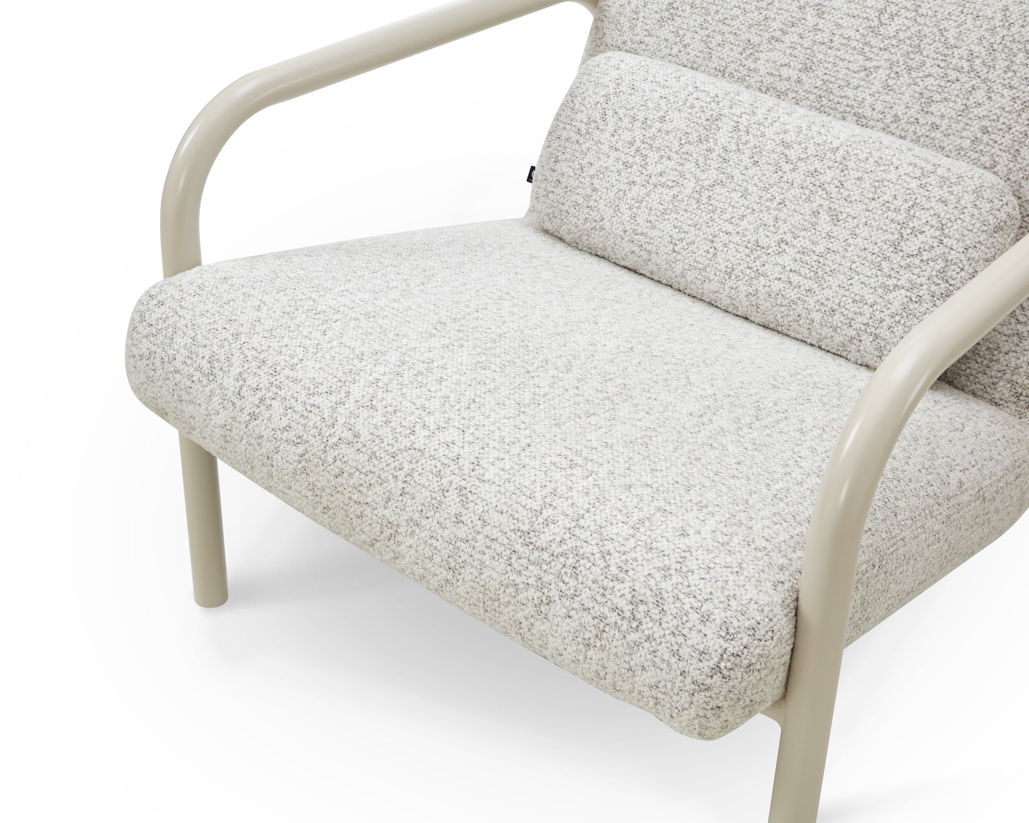 Vienne Occasional Chair - (Crib 5) Ripley Grav & Gloss Ivory