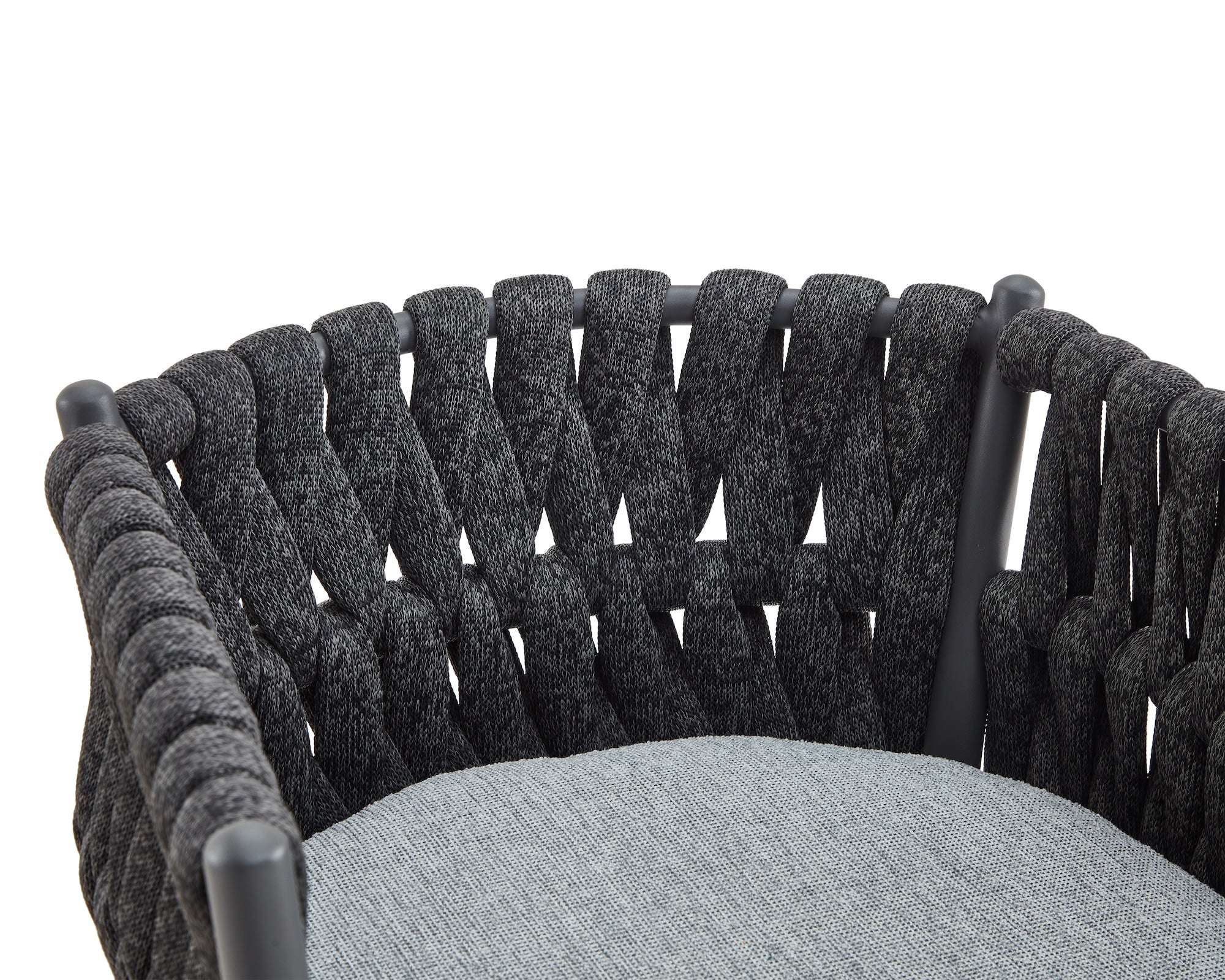 Charly Outdoor Dining Chair - (Crib 5) Hunter Stone and Charcoal Grey