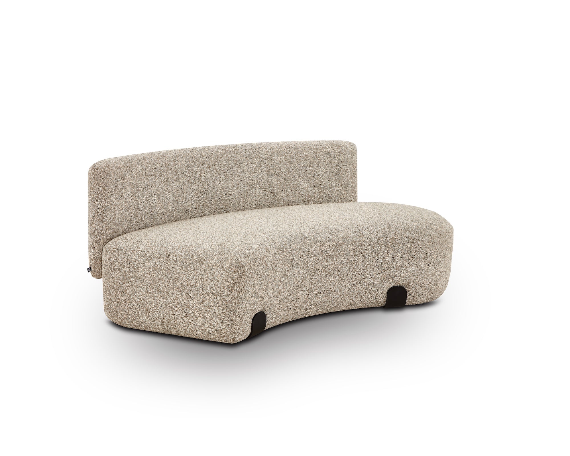 Capri Outdoor Modular Sofa - (Crib 5) Lima Beige and Deep Charcoal