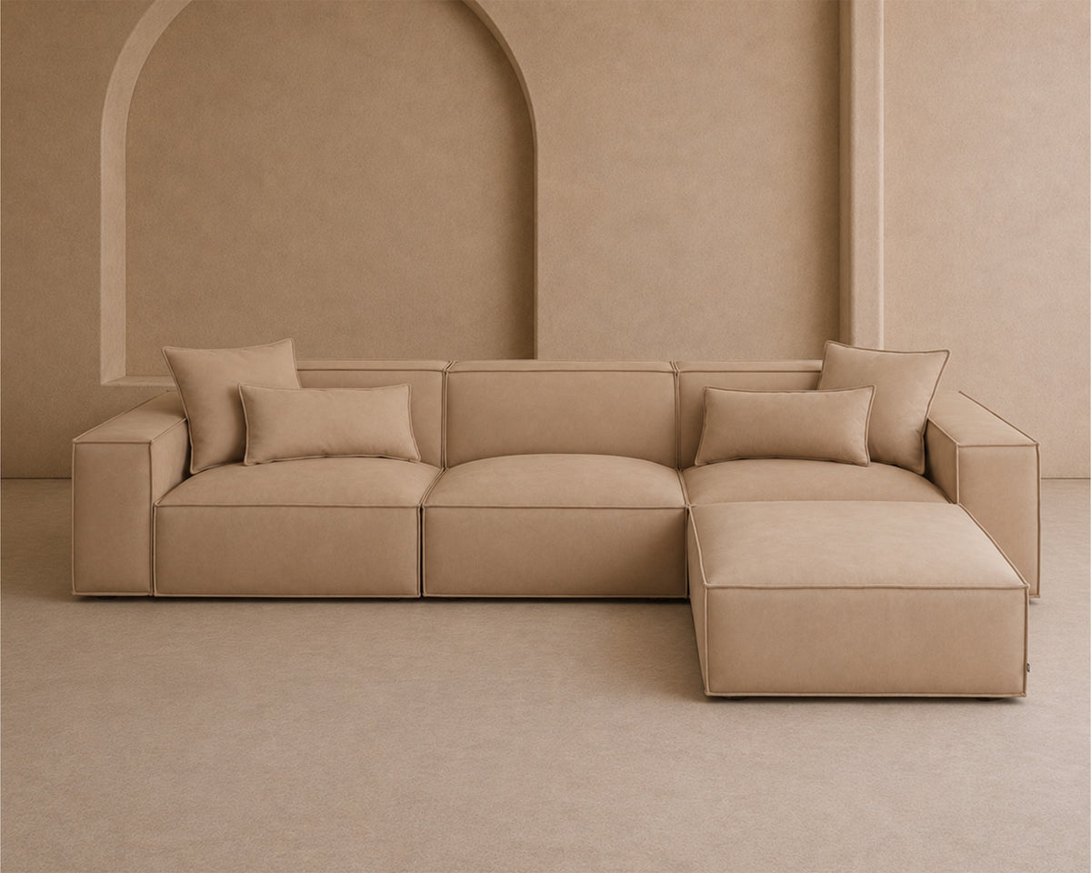 Efren Modular Sofa Ottoman - (Crib 5) Hopper Desert