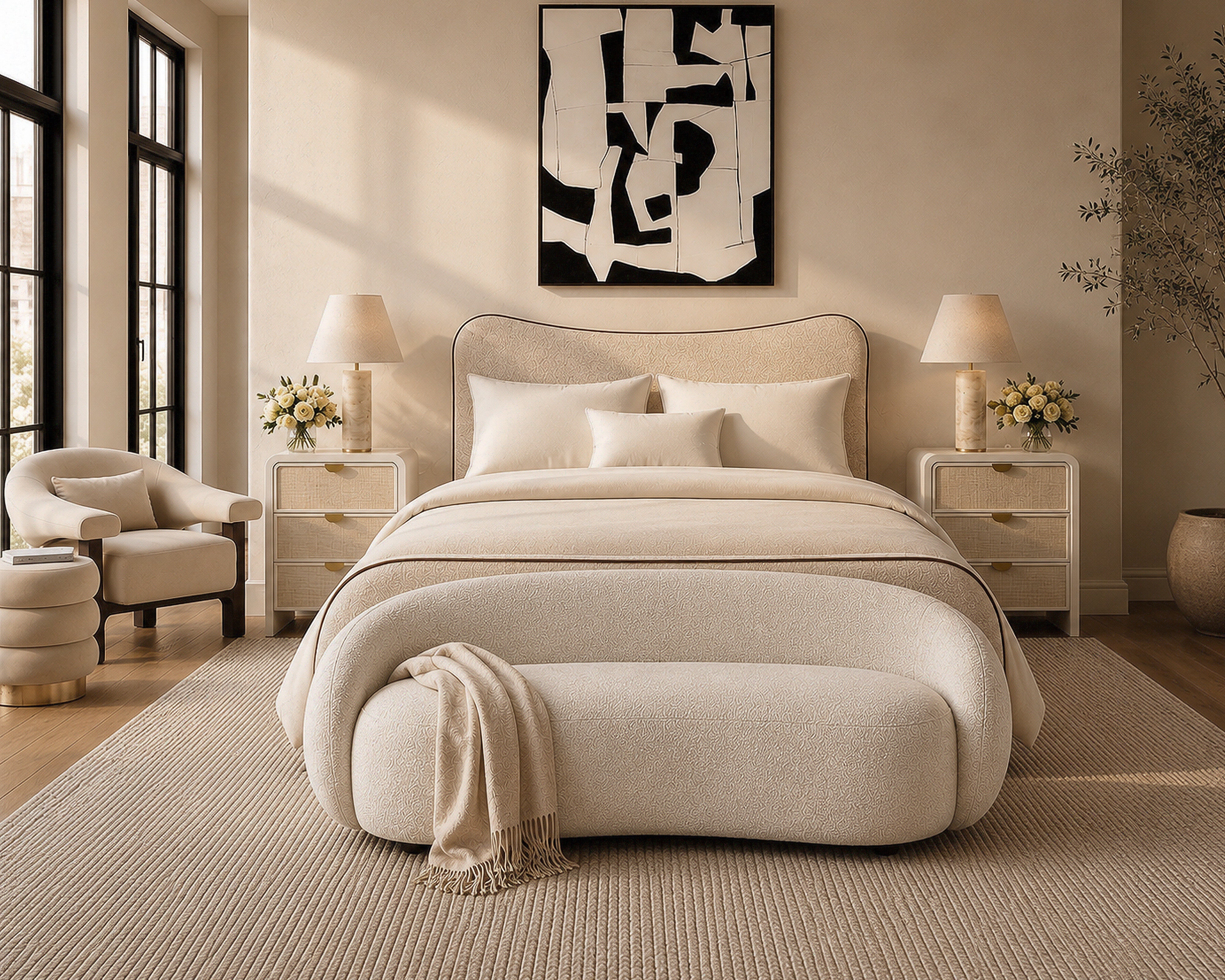 Arco 2 Seater Sofa - (Crib 5) Capella Ivory