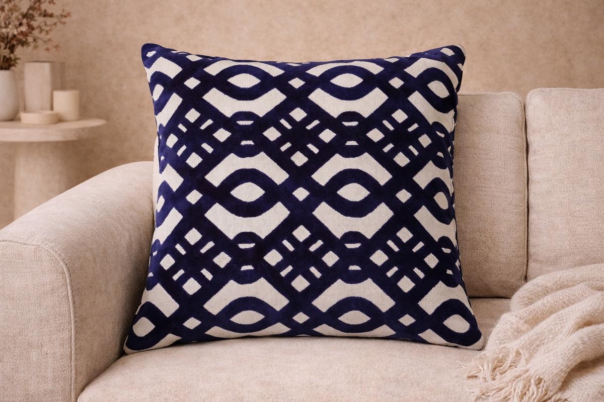 Monarch Marine Pillow - Blue