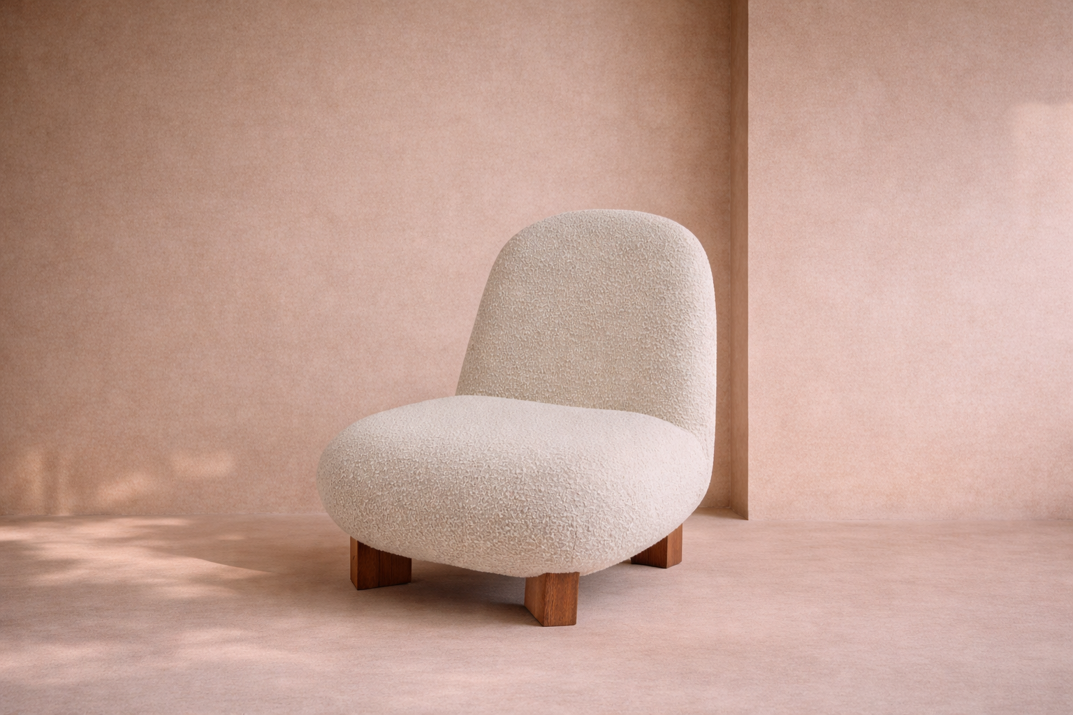 Mikono Chair - Boucle Sand II/Classic Brown