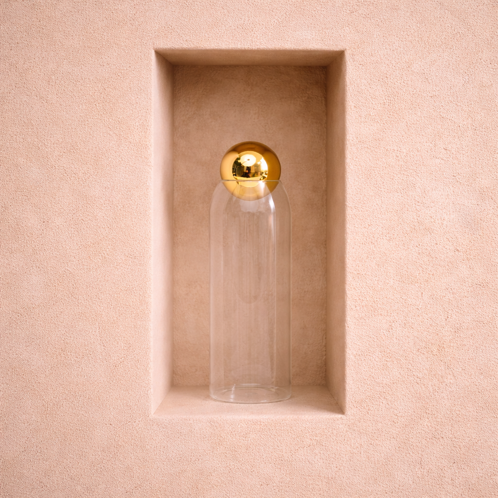 Continuum Large Vase - Glass/Gold