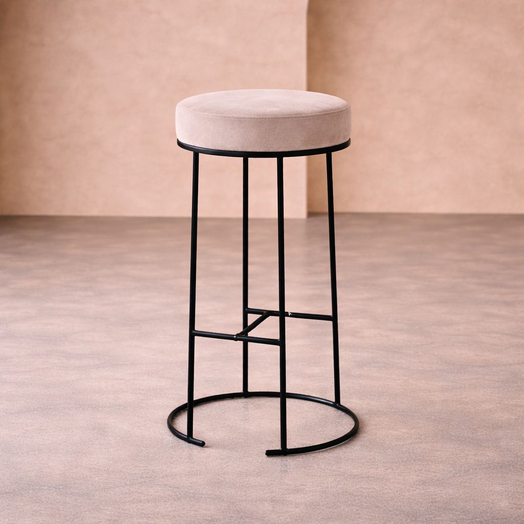 Compti Bar Stool - Megan Light Grey