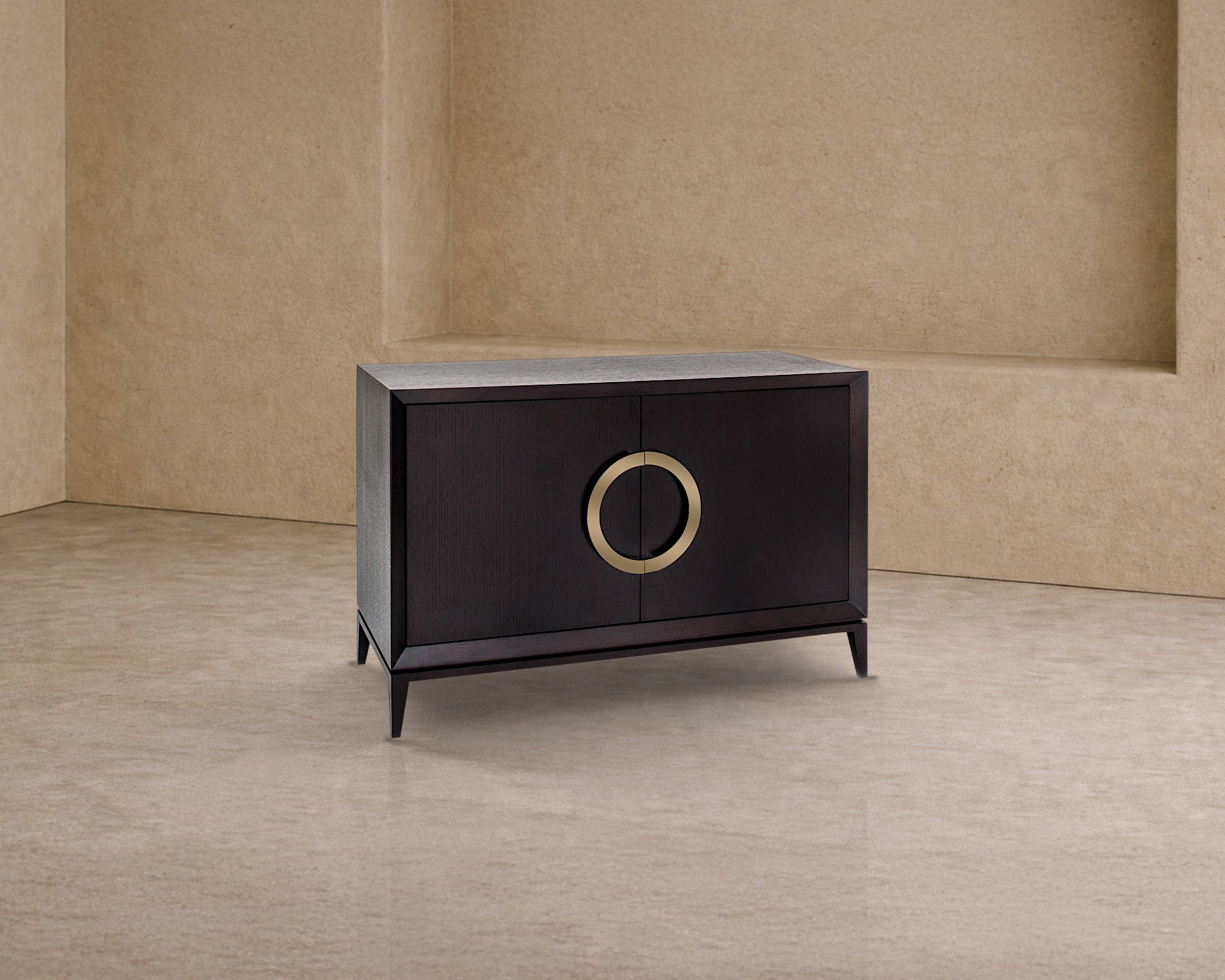 Rochel Sideboard - Wenge Oak/Gold Handles