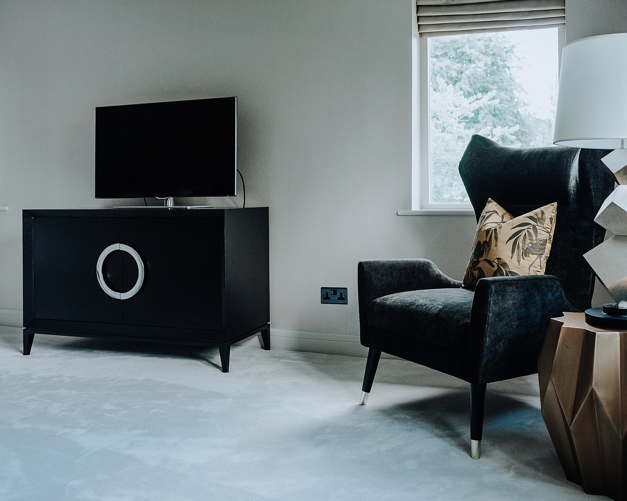 Rochel Sideboard - Wenge Oak/Chrome Handle