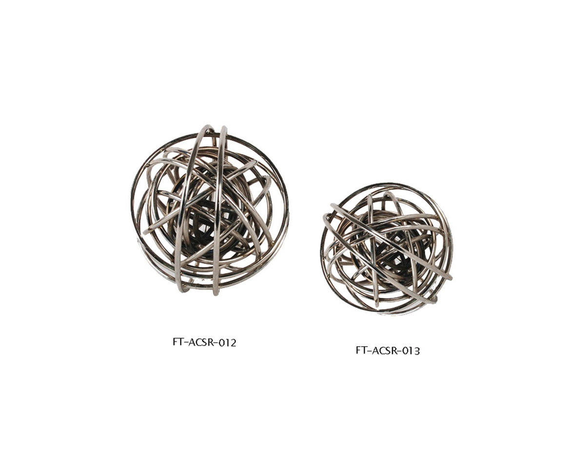 Twig Orb Small  -  Nickel