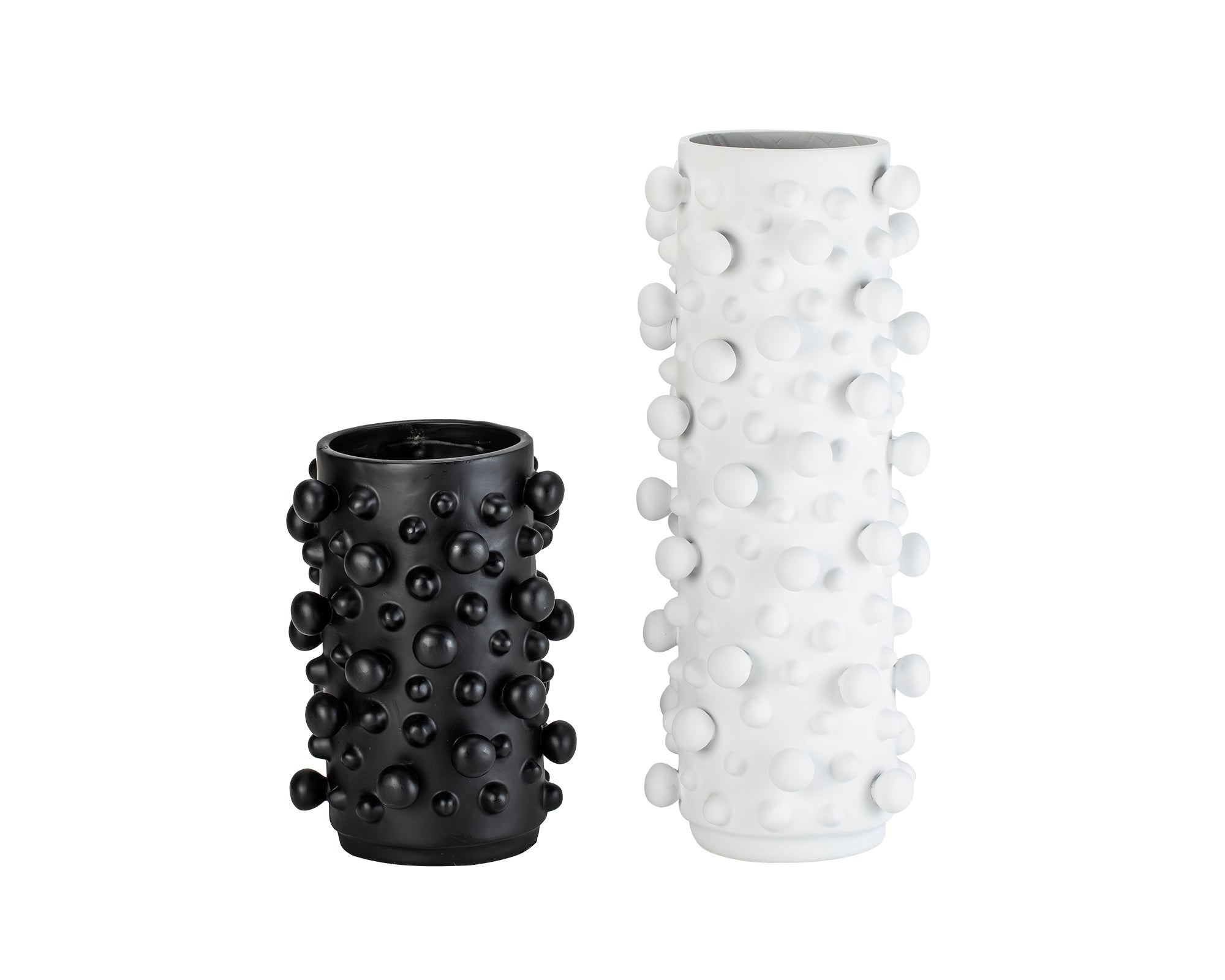 Bobble White Vase - White