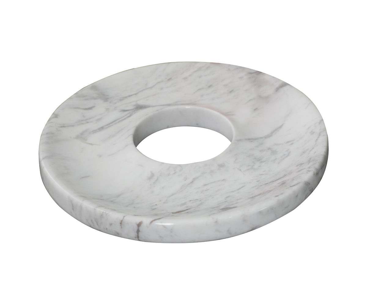 Ivy Tray - White Marble