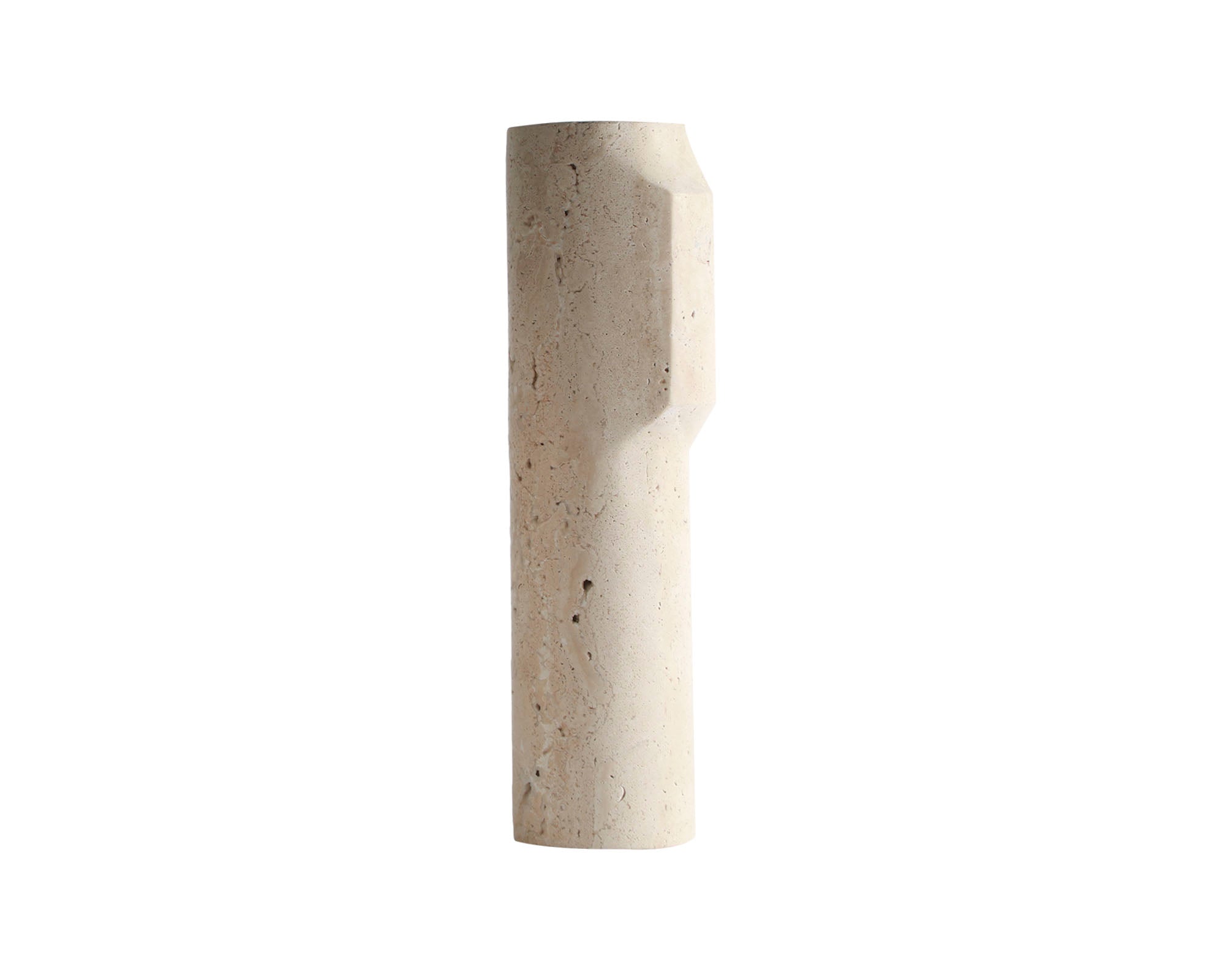 Oakley Vase  -  Beige Marble