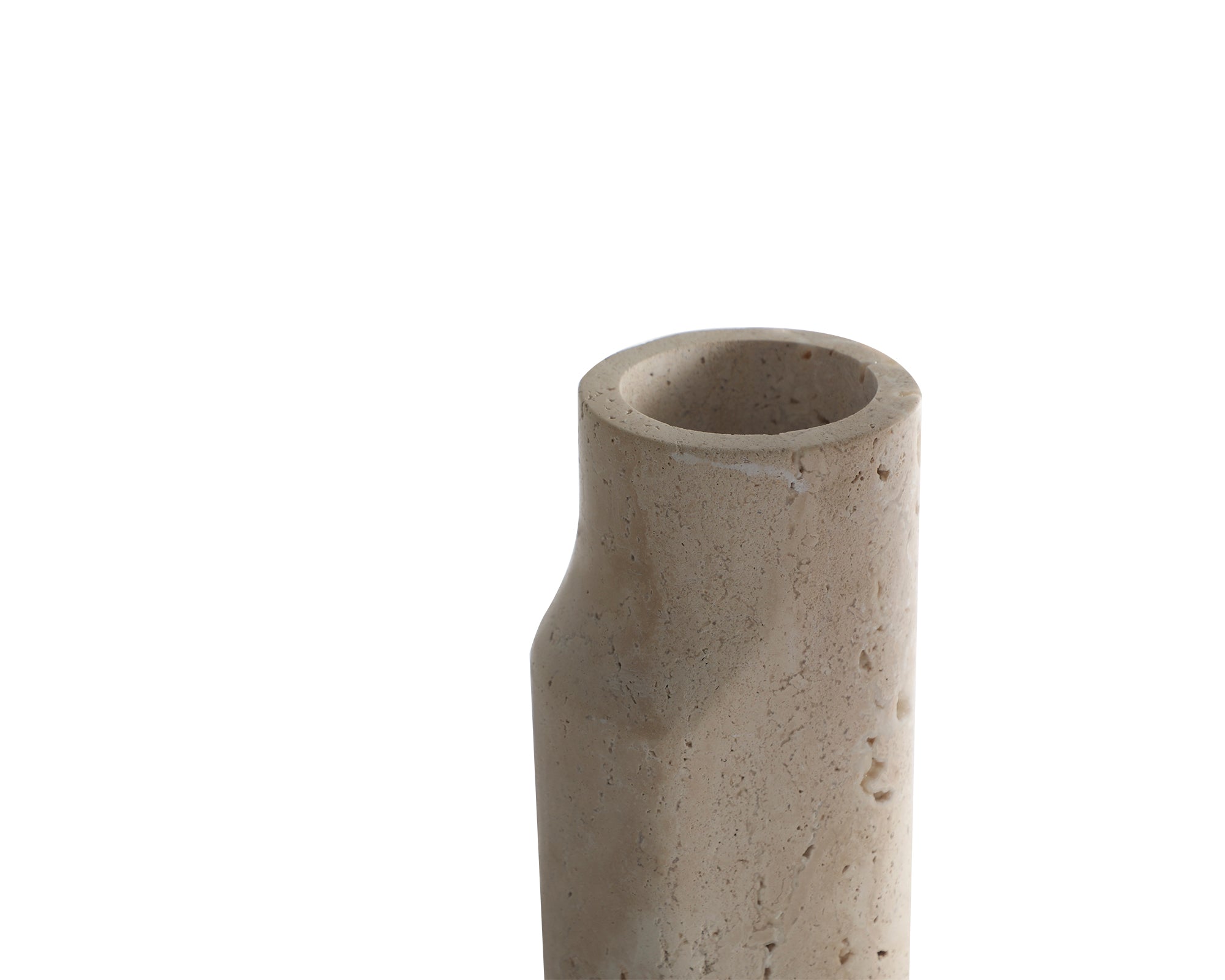 Oakley Vase  -  Beige Marble