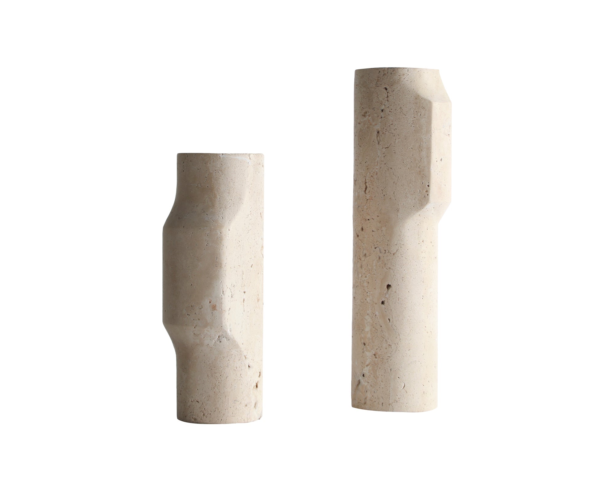 Oakley Vase  -  Beige Marble