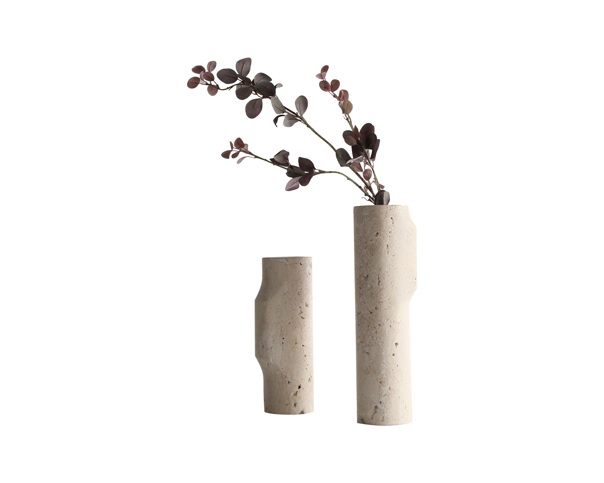 Oakley Vase  -  Beige Marble