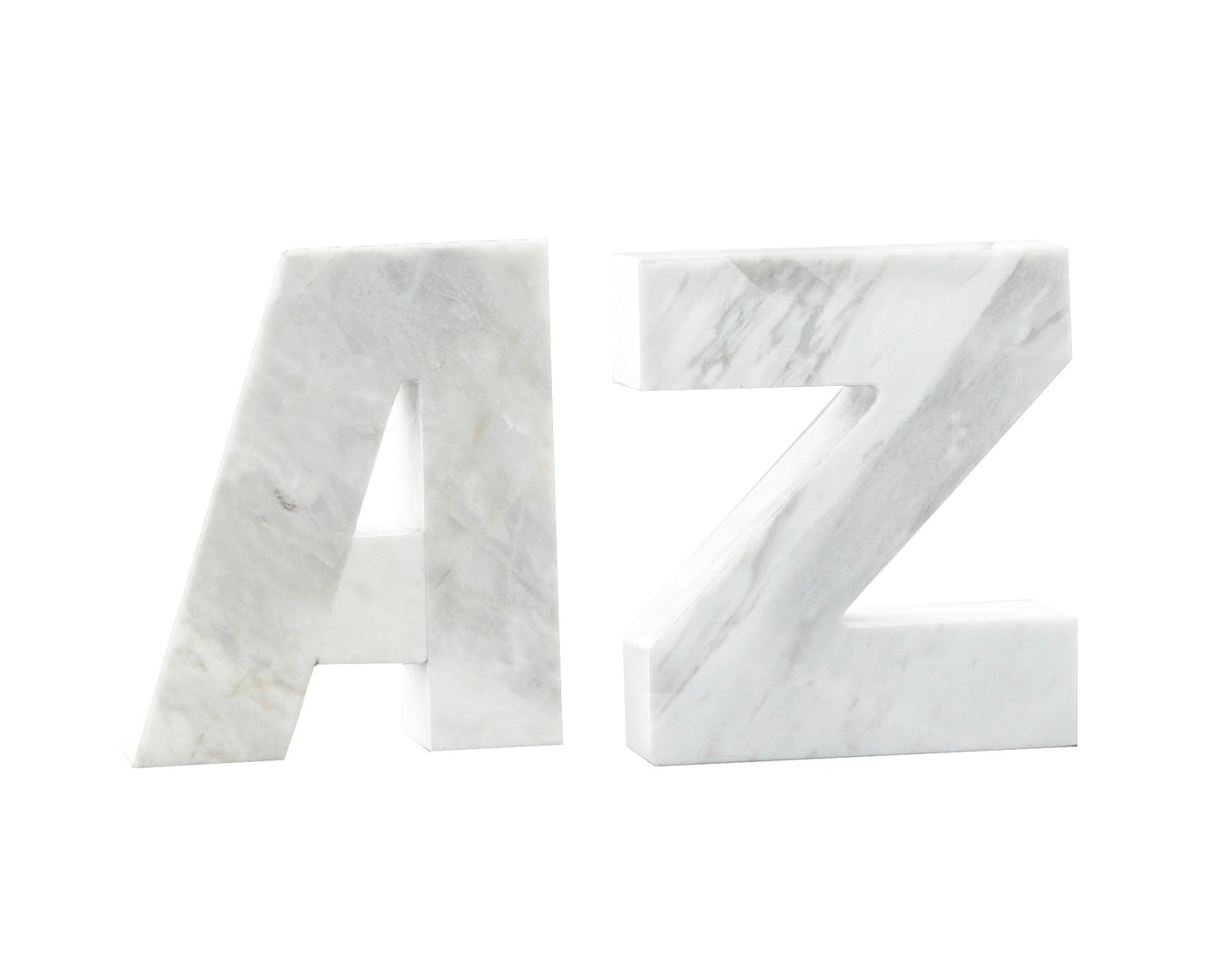 AZ Bookend - White