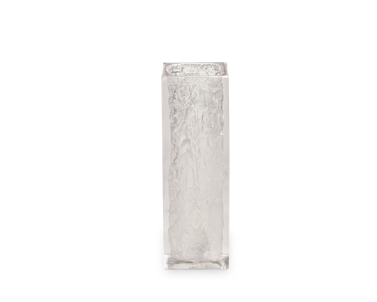 Moore Small Vase - Clear Resin